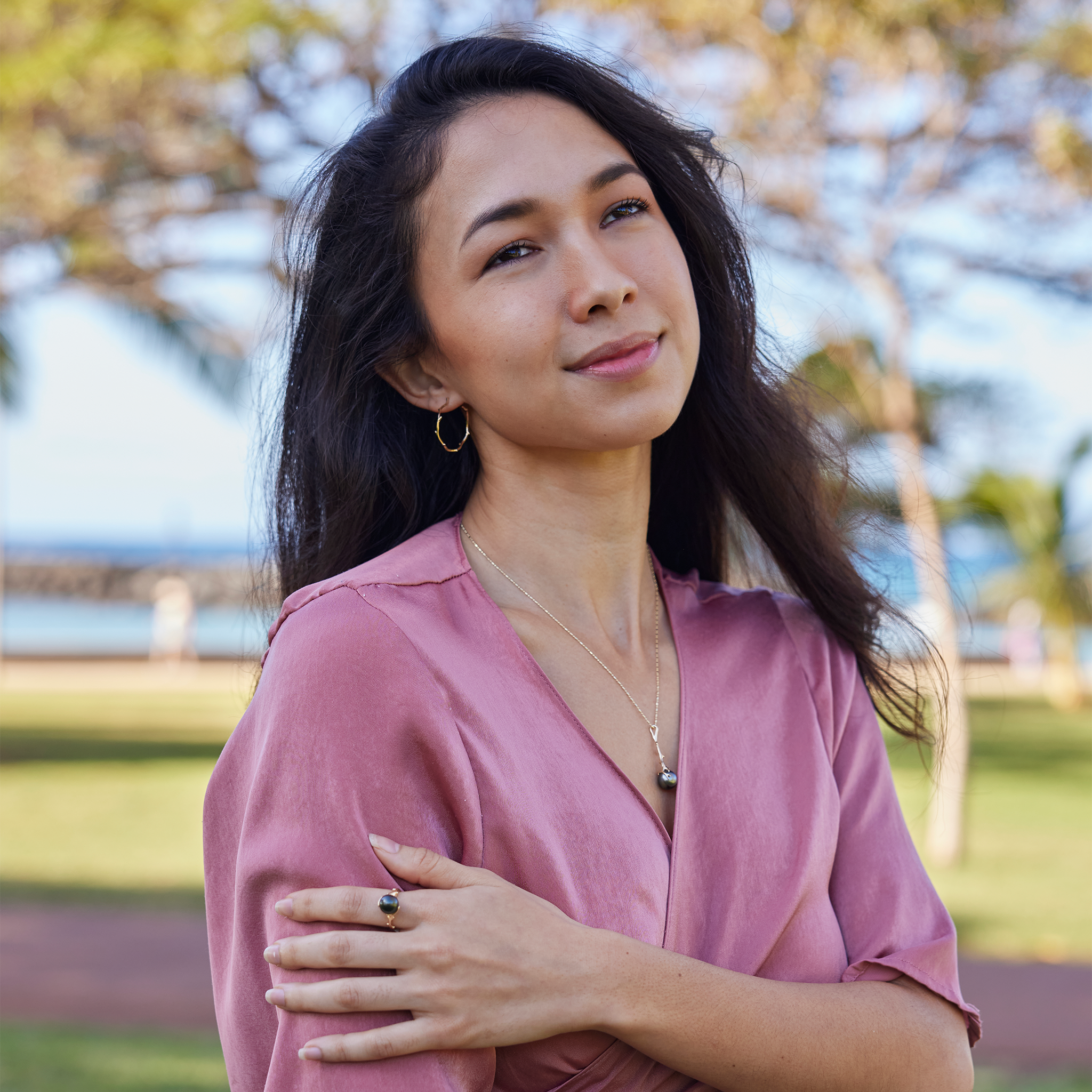 Heritage Tahitian Pearl Pendant in Gold - 33mm