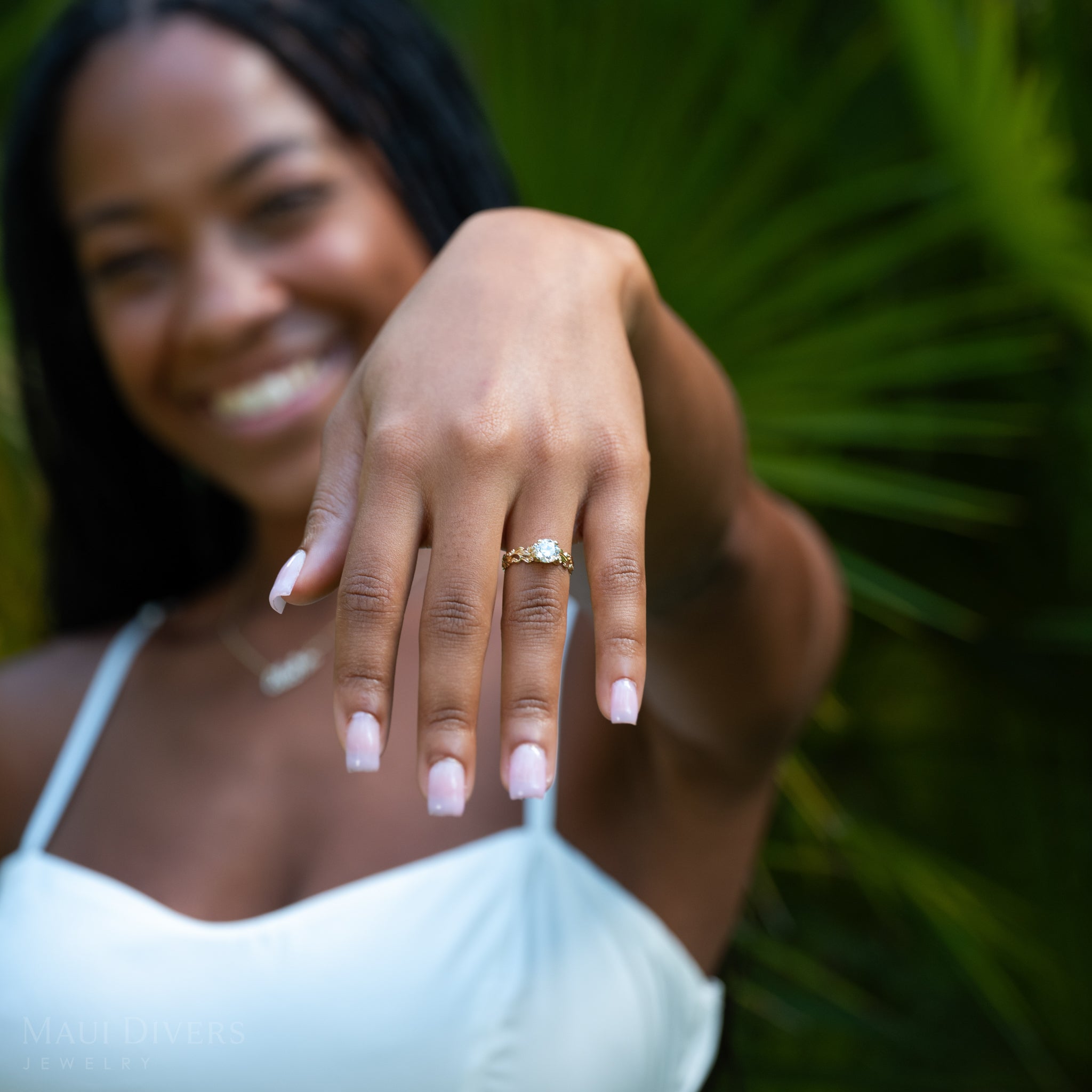 Living Heirloom Solitaire Lab Grown Diamond Engagement Ring in Gold