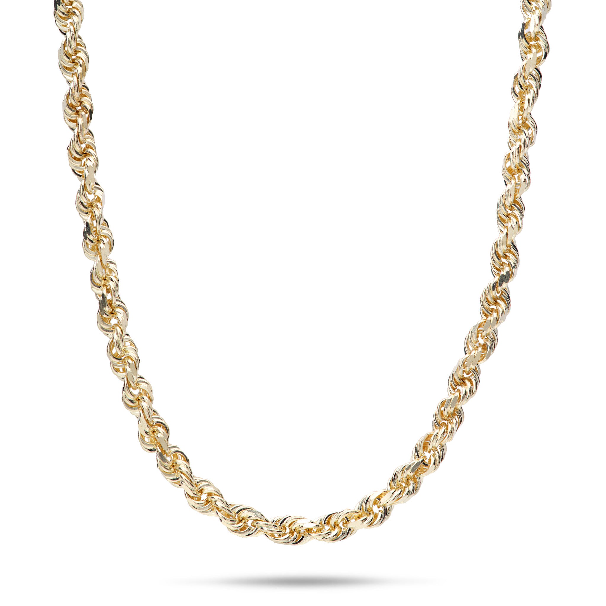 2.5mm Rope Chain in 14k Yellow Gold