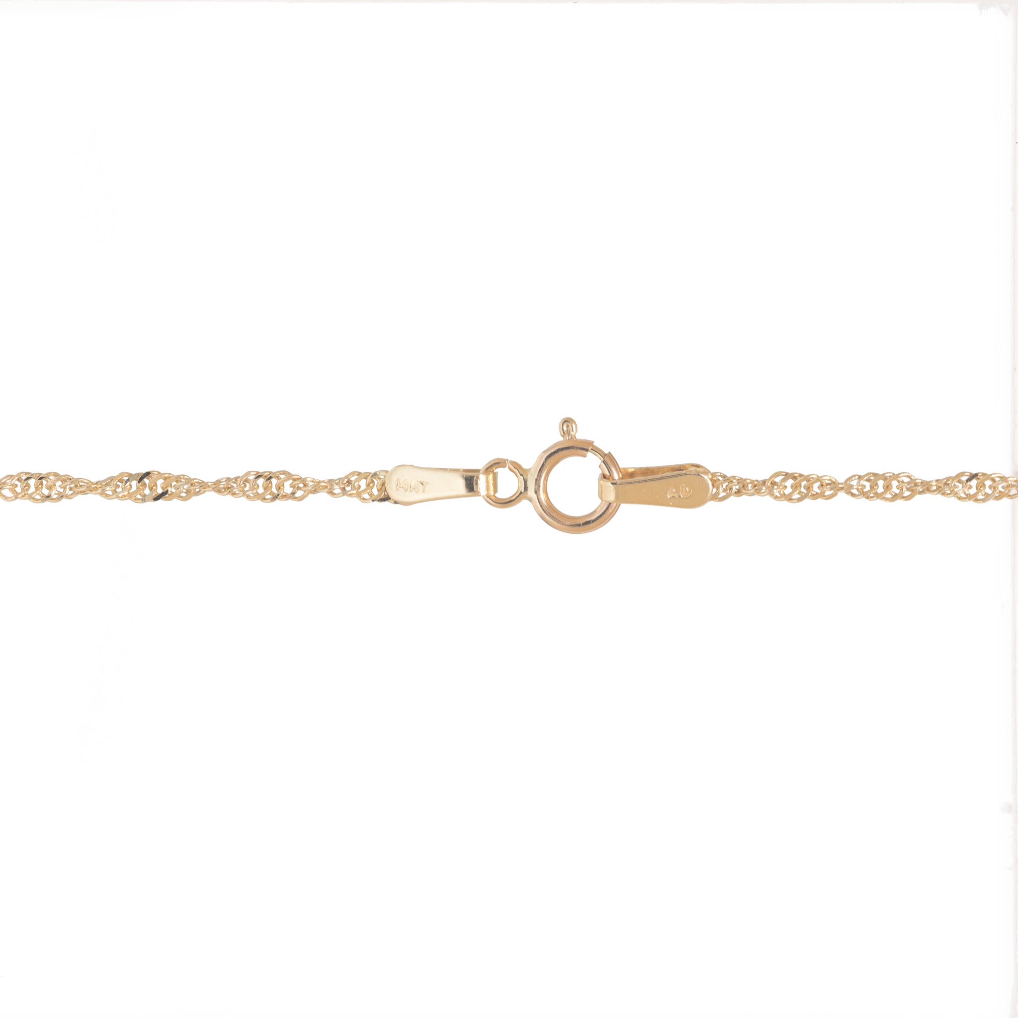1.5mm Singapore Chain in Gold