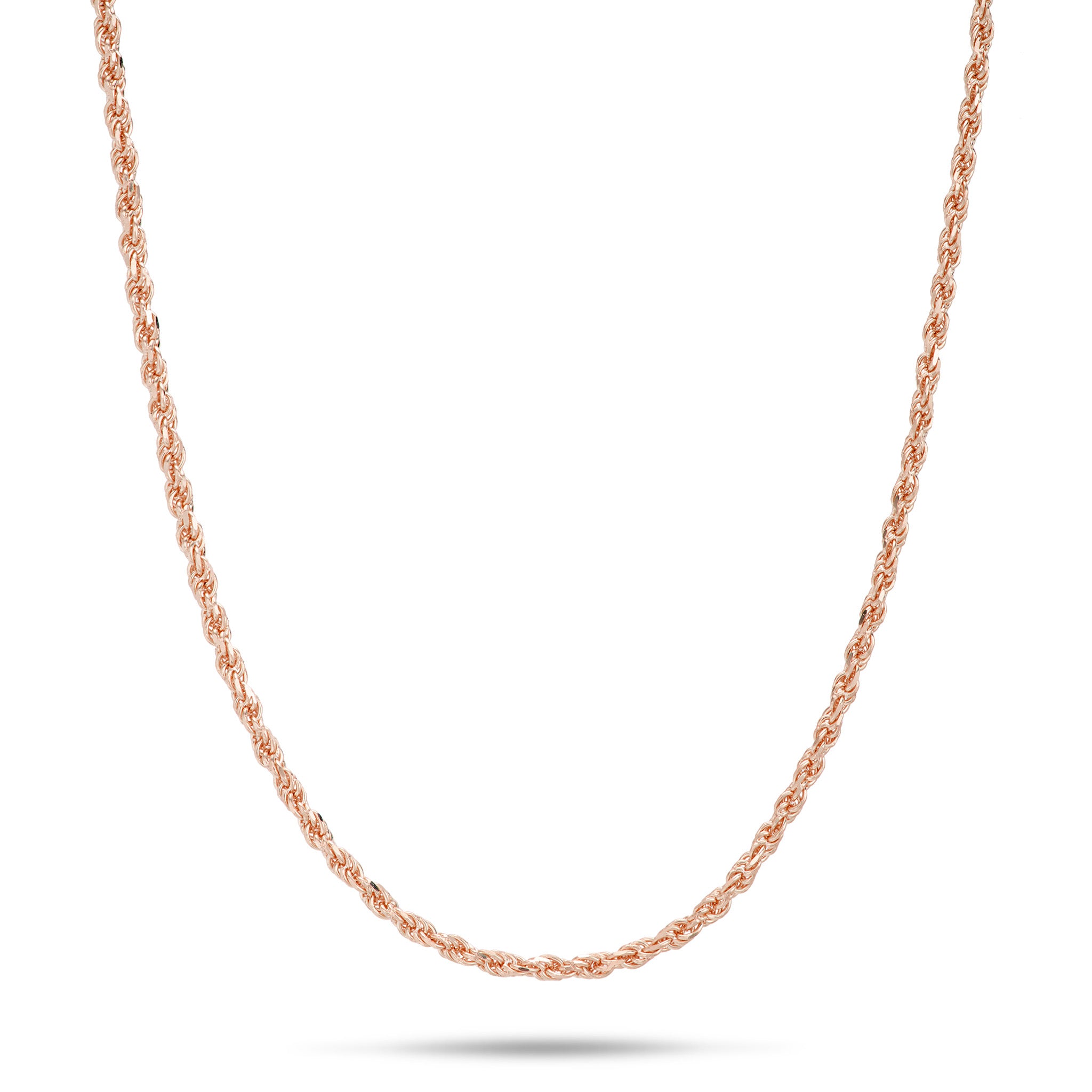 1.2mm Flex Rope Chain in Rose Gold