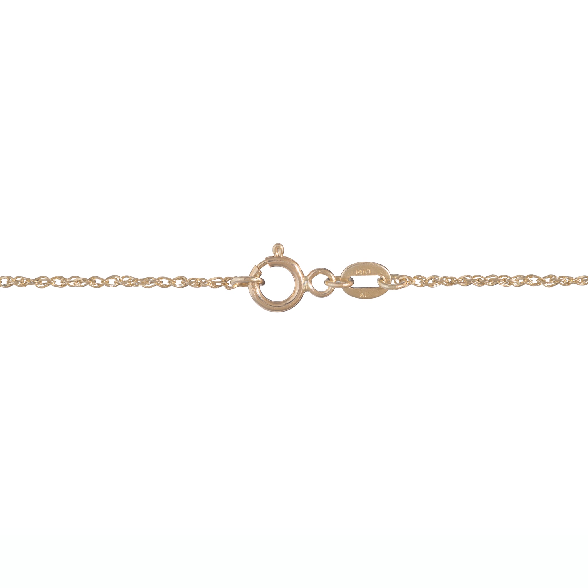 0.8mm Baby Rope Chain in Gold
