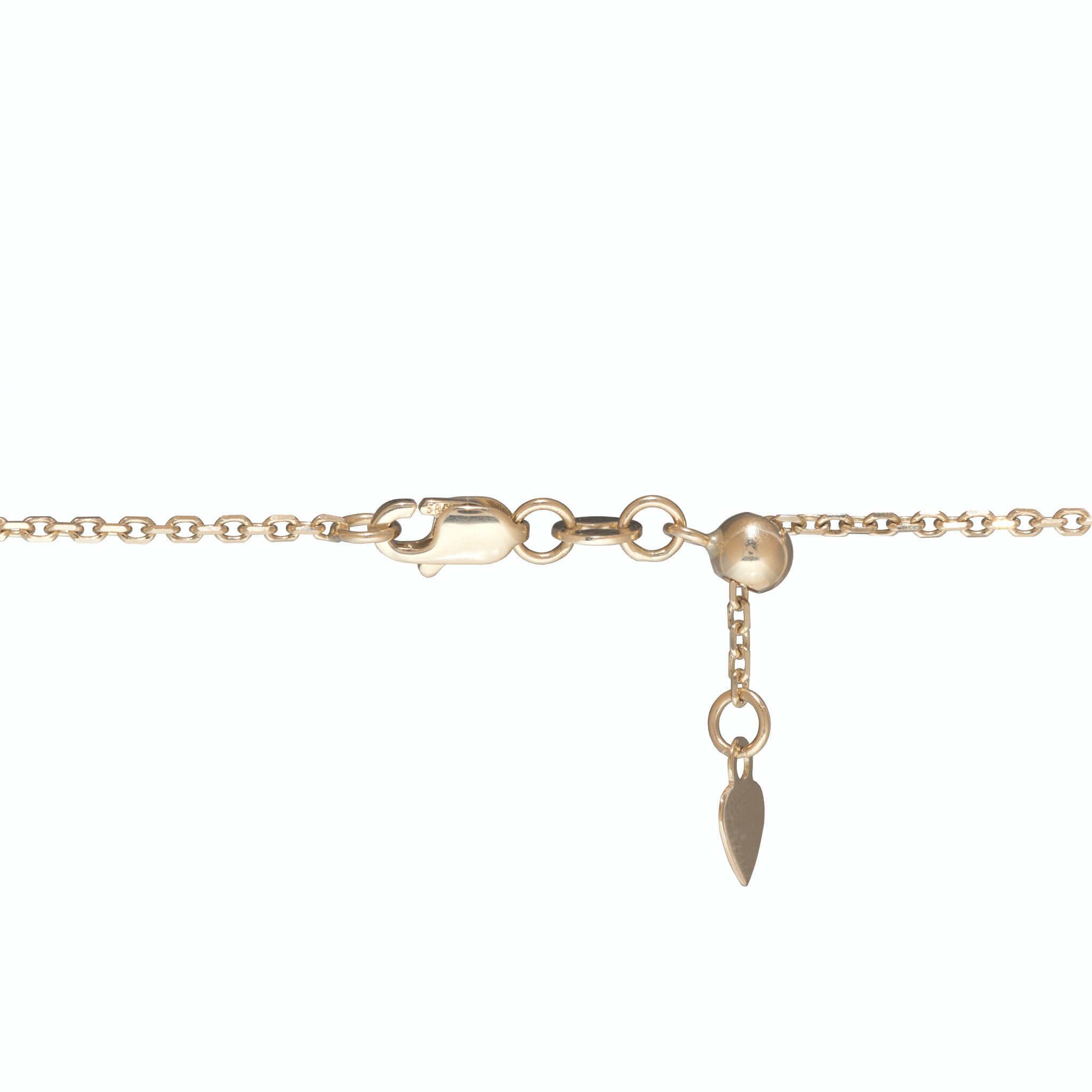 24" Adjustable 1.0mm Cable Chain in Gold