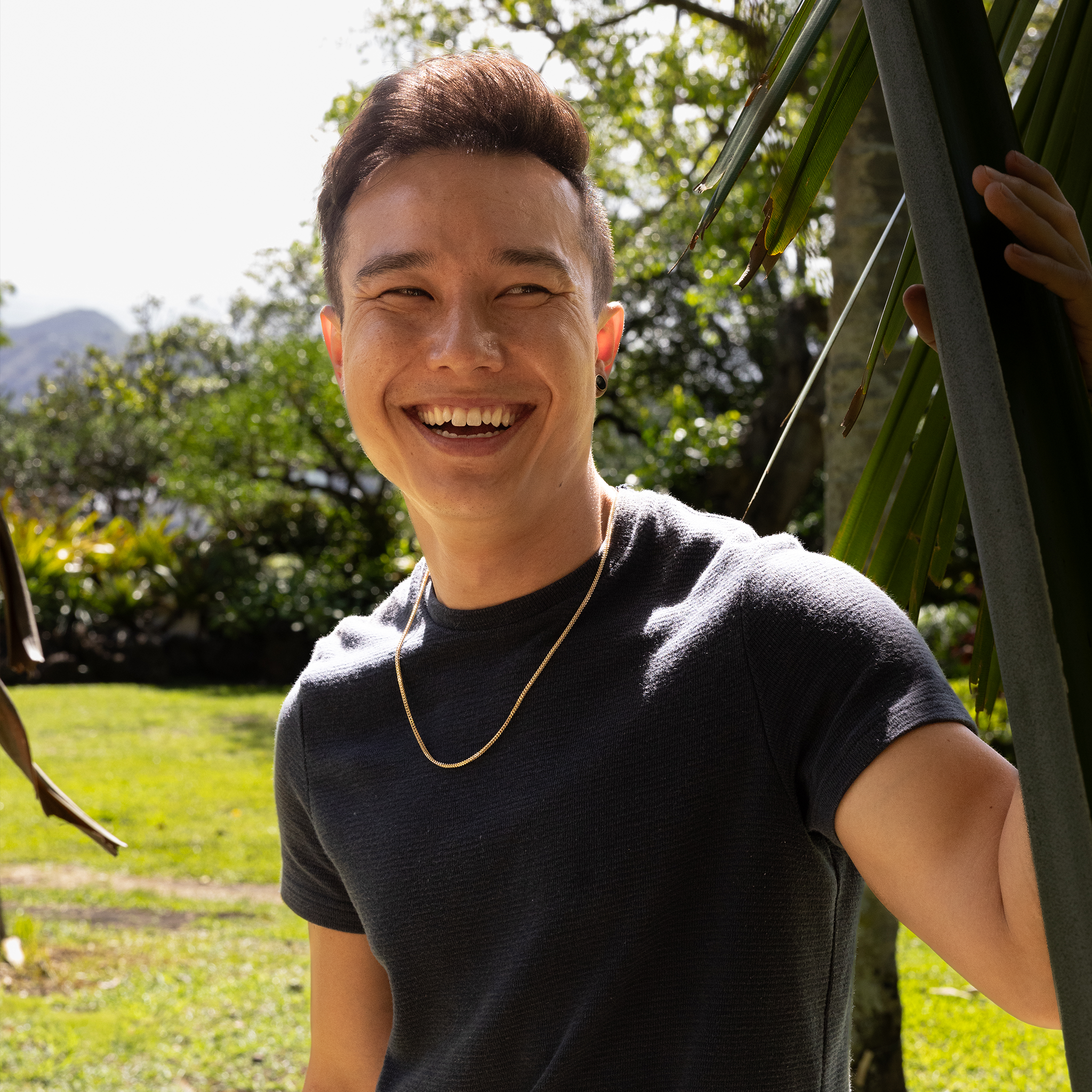 22" 2.5mm Hollow Franco Chain in Gold