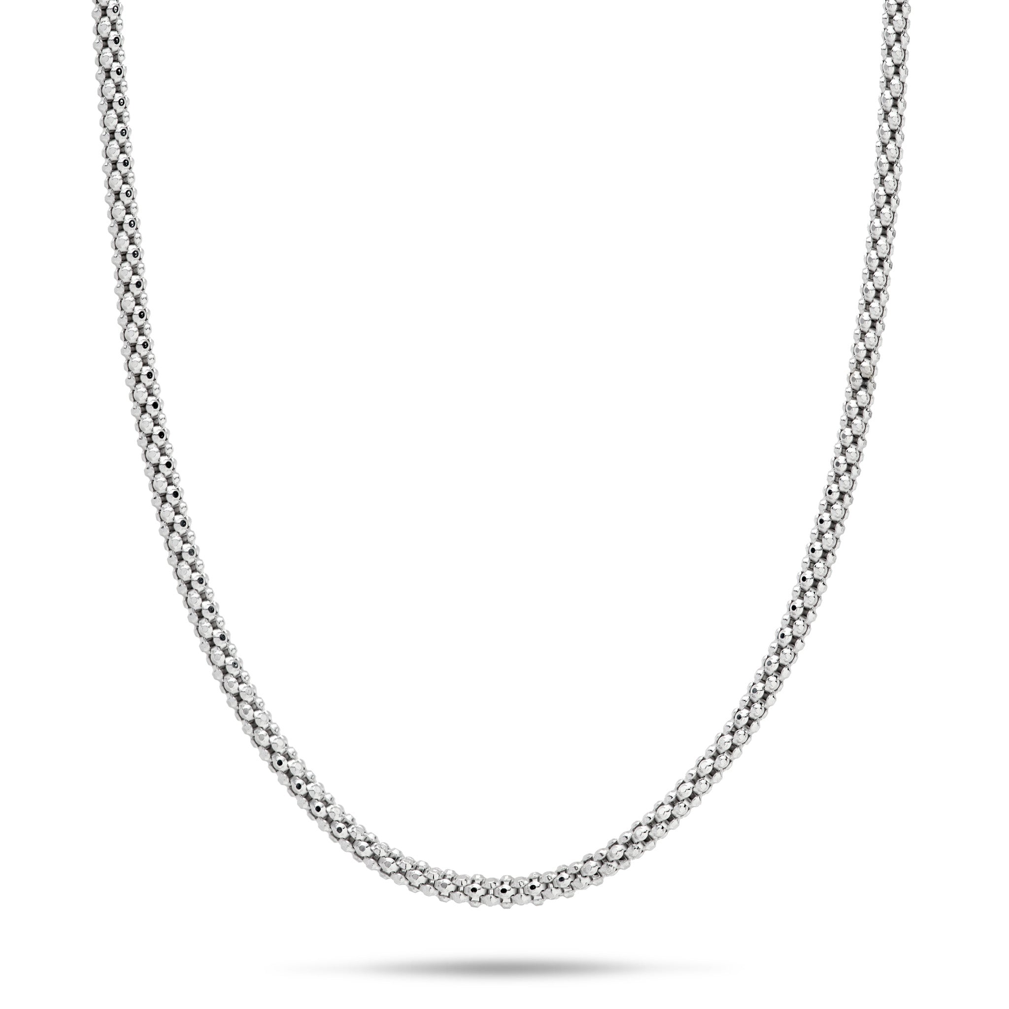 1.5mm Popcorn Chain in Sterling Silver