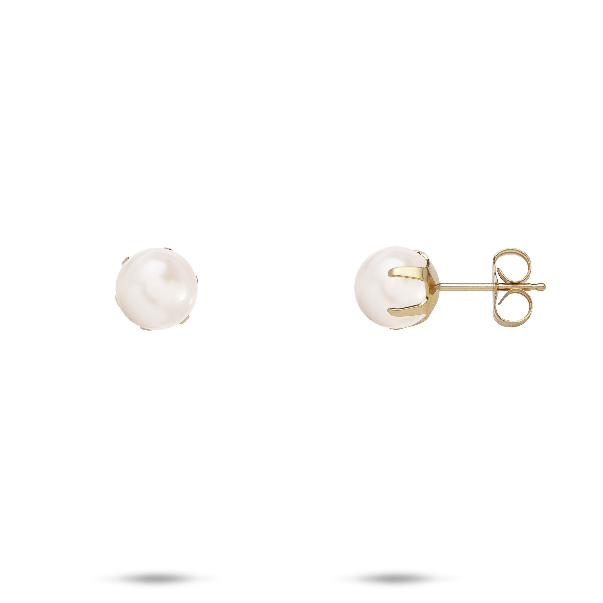 Pick A Pearl Earrings in Gold