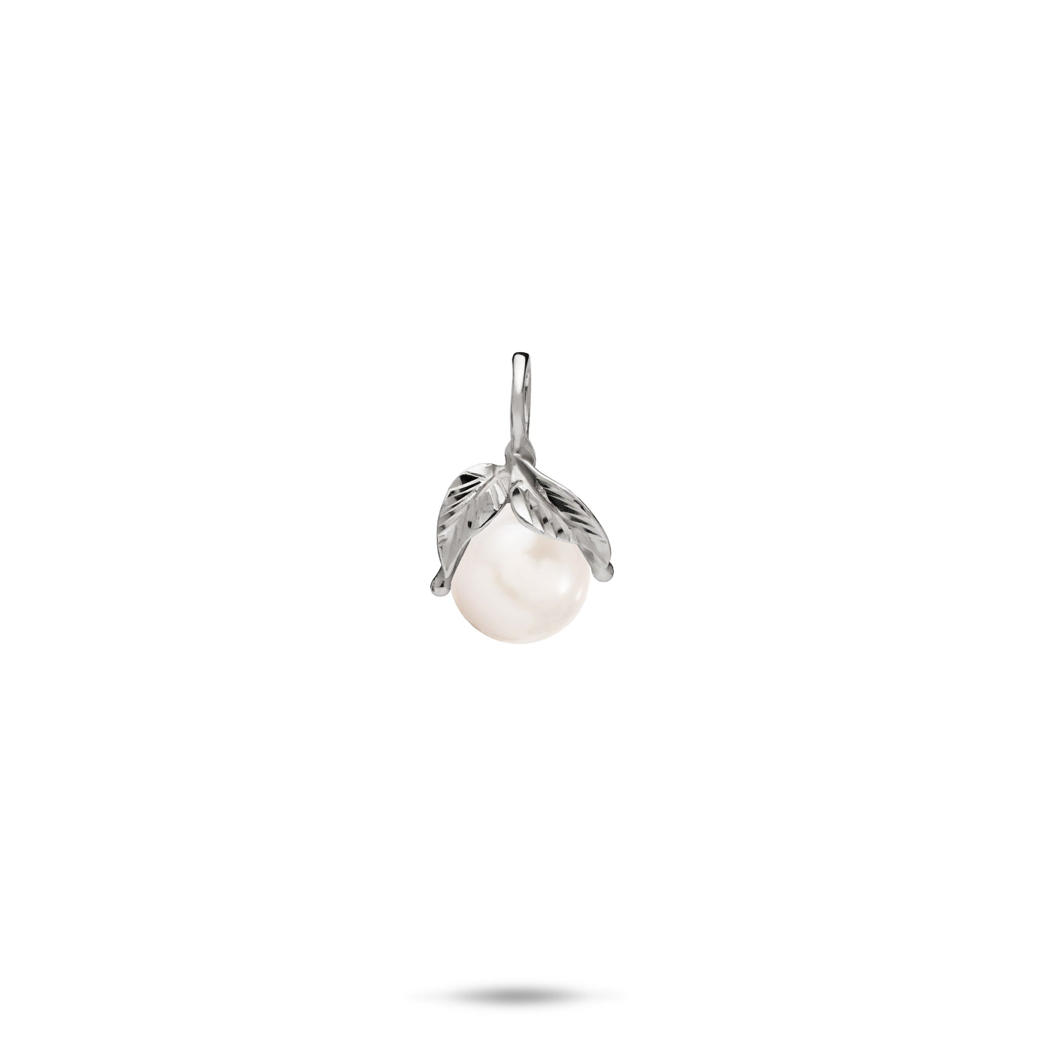 Pick A Pearl Maile Pendant in White Gold