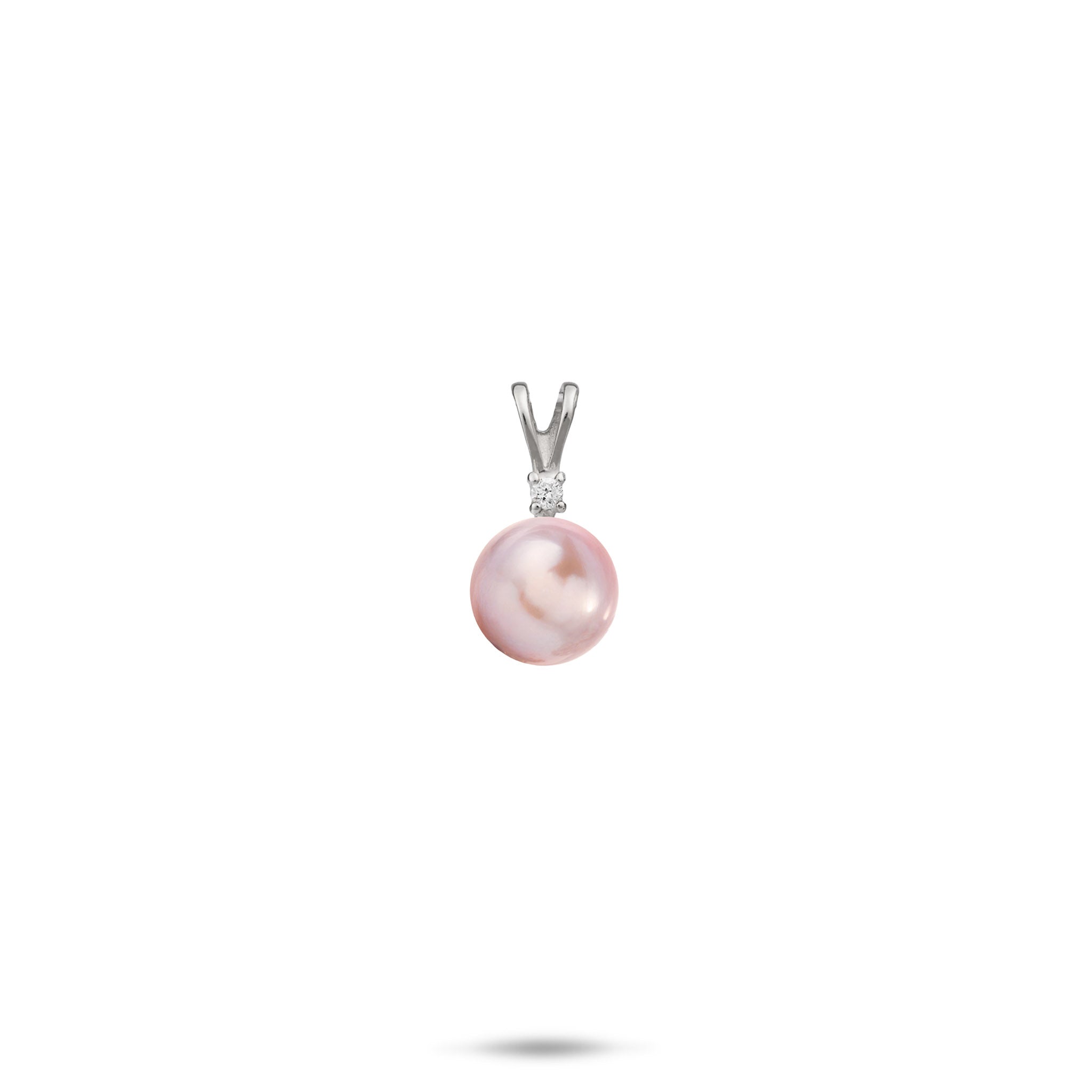 Pick A Pearl Pendant in White Gold with Diamond