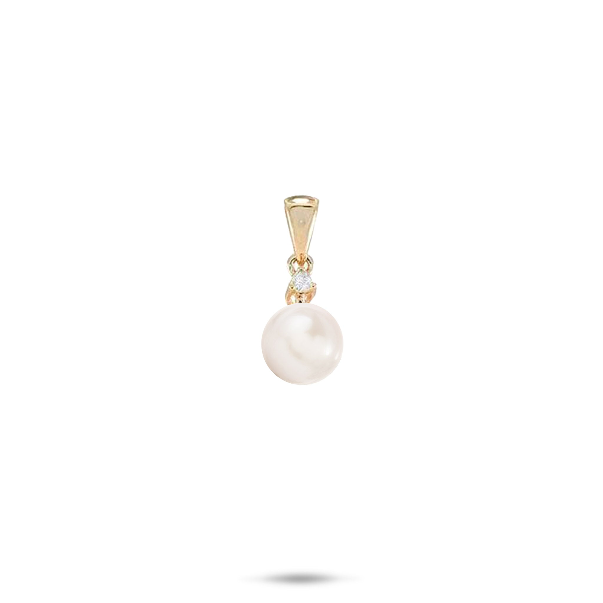 Pick A Pearl Pendant in Gold with Diamond