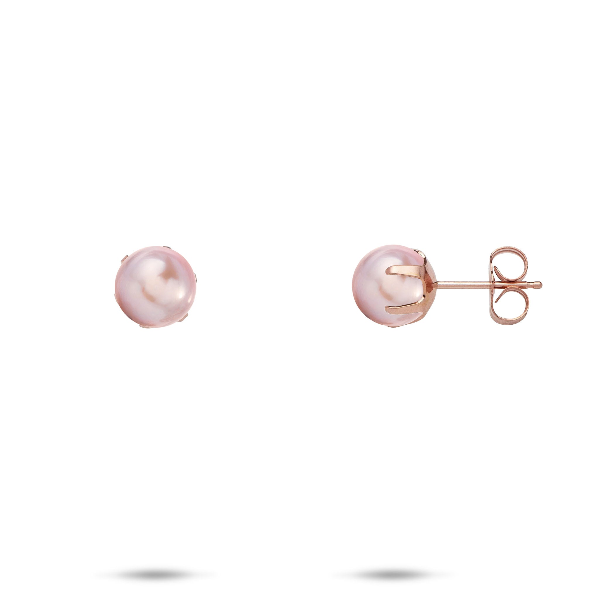 Pick A Pearl Earrings in Rose Gold