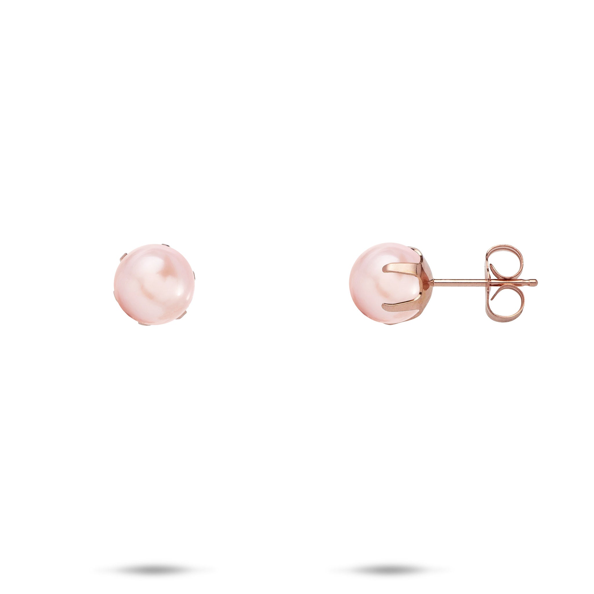 Pick A Pearl Earrings in Rose Gold