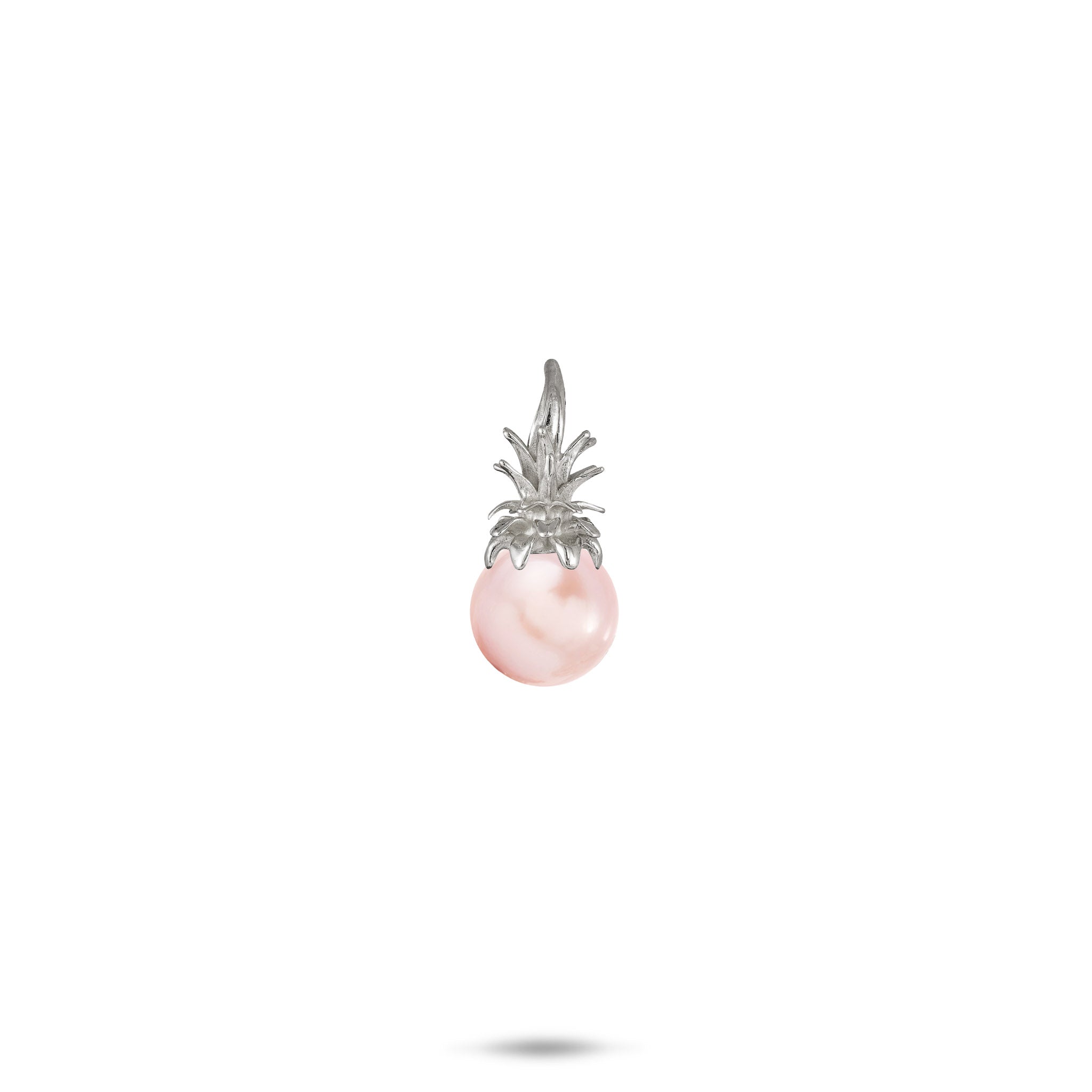 Pick A Pearl Pineapple Pendant in White Gold