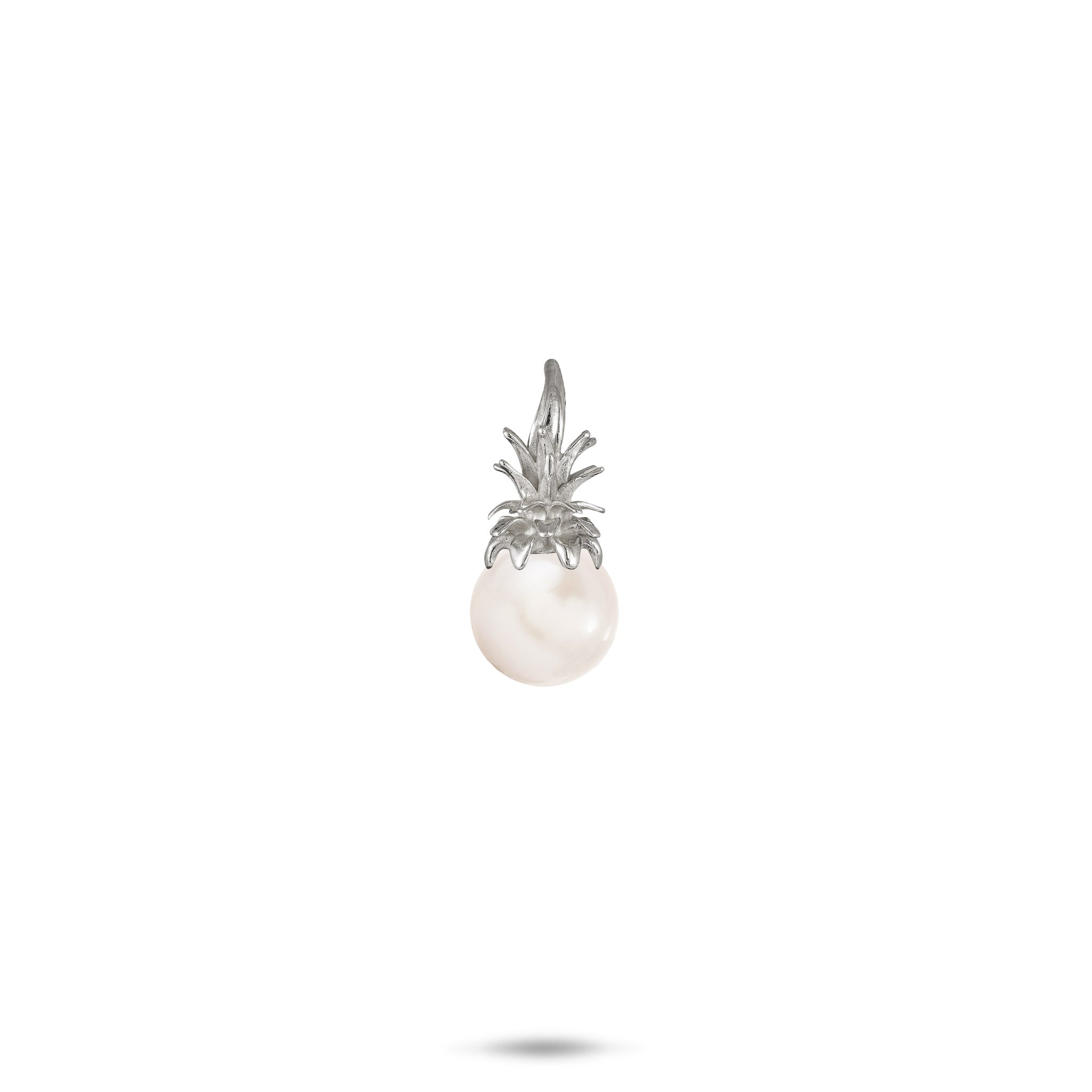 Pick A Pearl Pineapple Pendant in White Gold