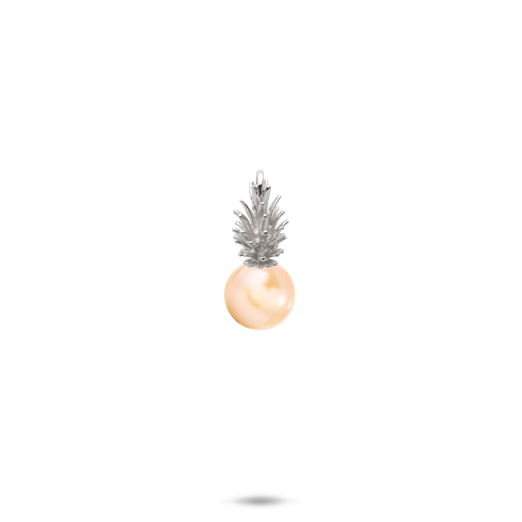 Pick A Pearl Pineapple Pendant in White Gold