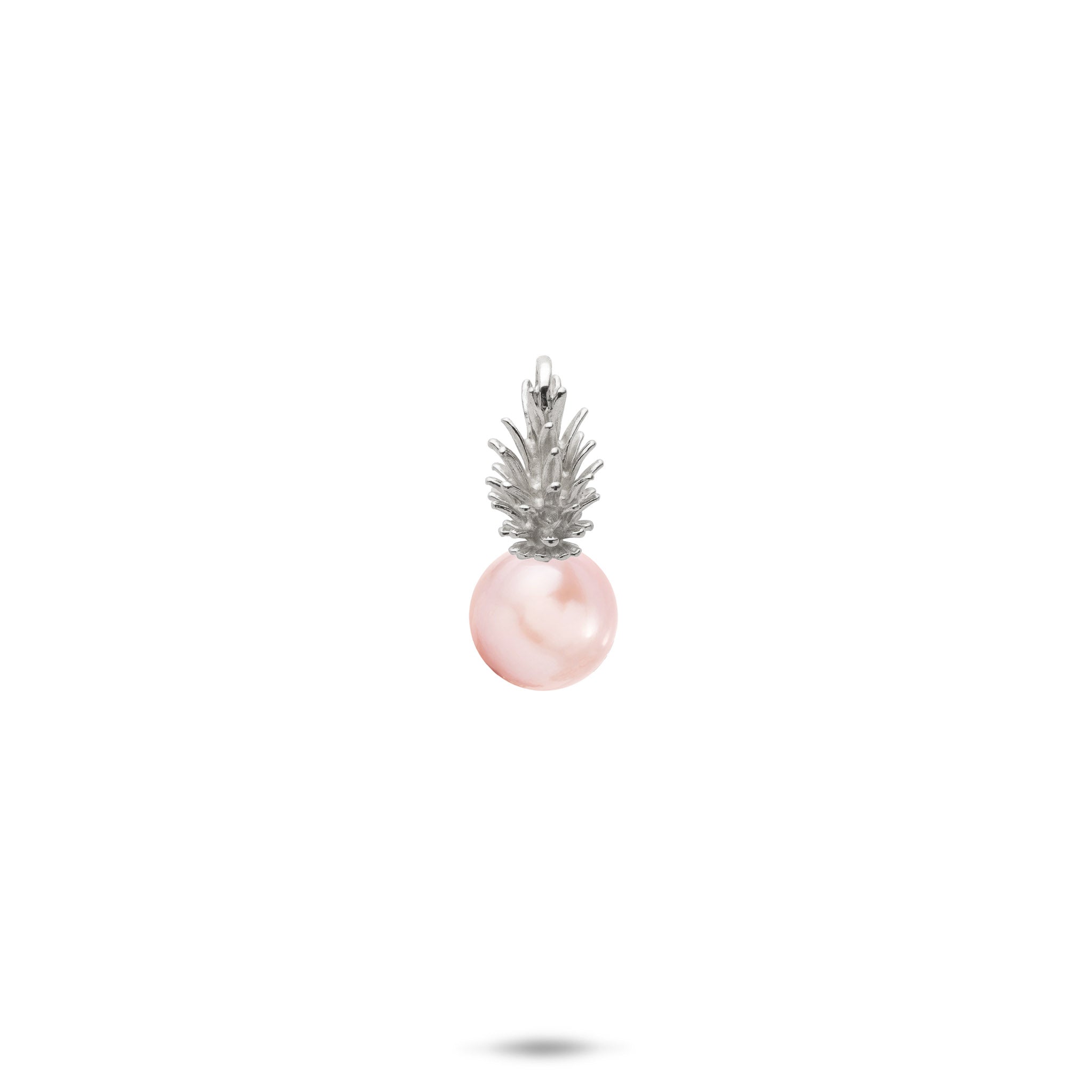Pick A Pearl Pineapple Pendant in White Gold