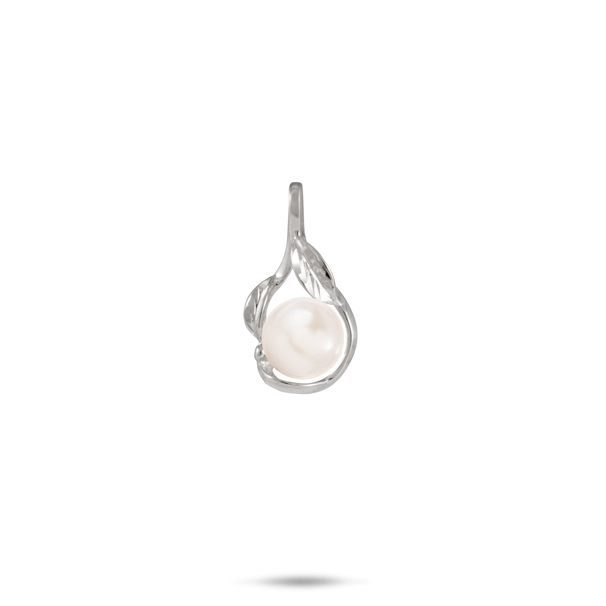 Pick A Pearl Maile Pendant in White Gold