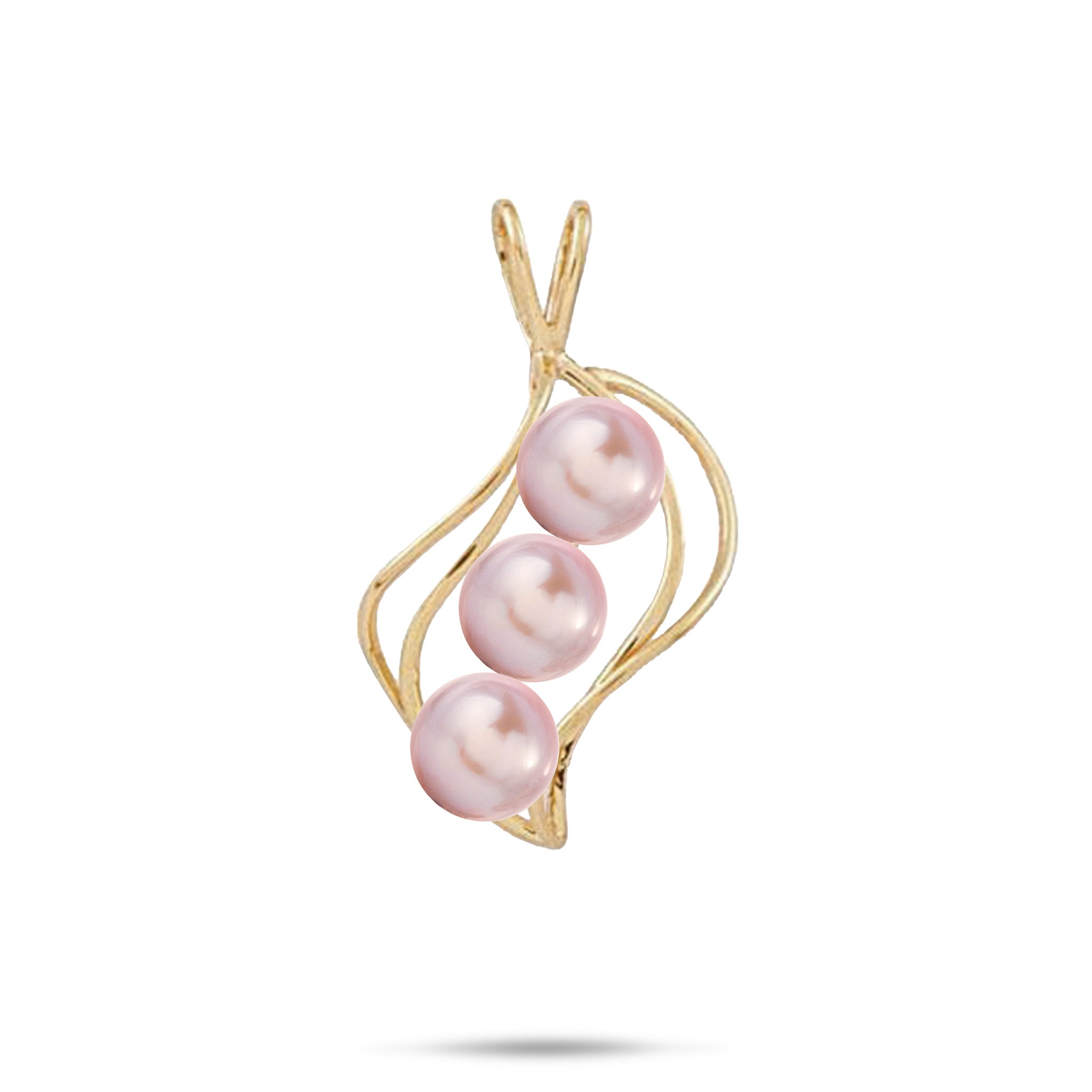 Pick A Pearl Waterfall Pendant in Gold