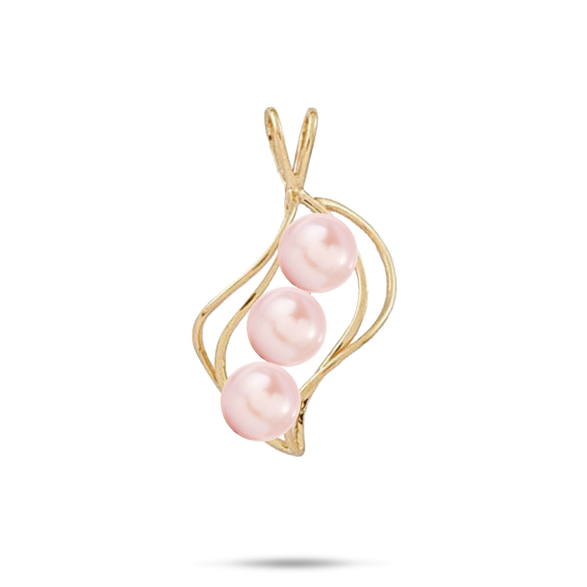 Pick A Pearl Waterfall Pendant in Gold