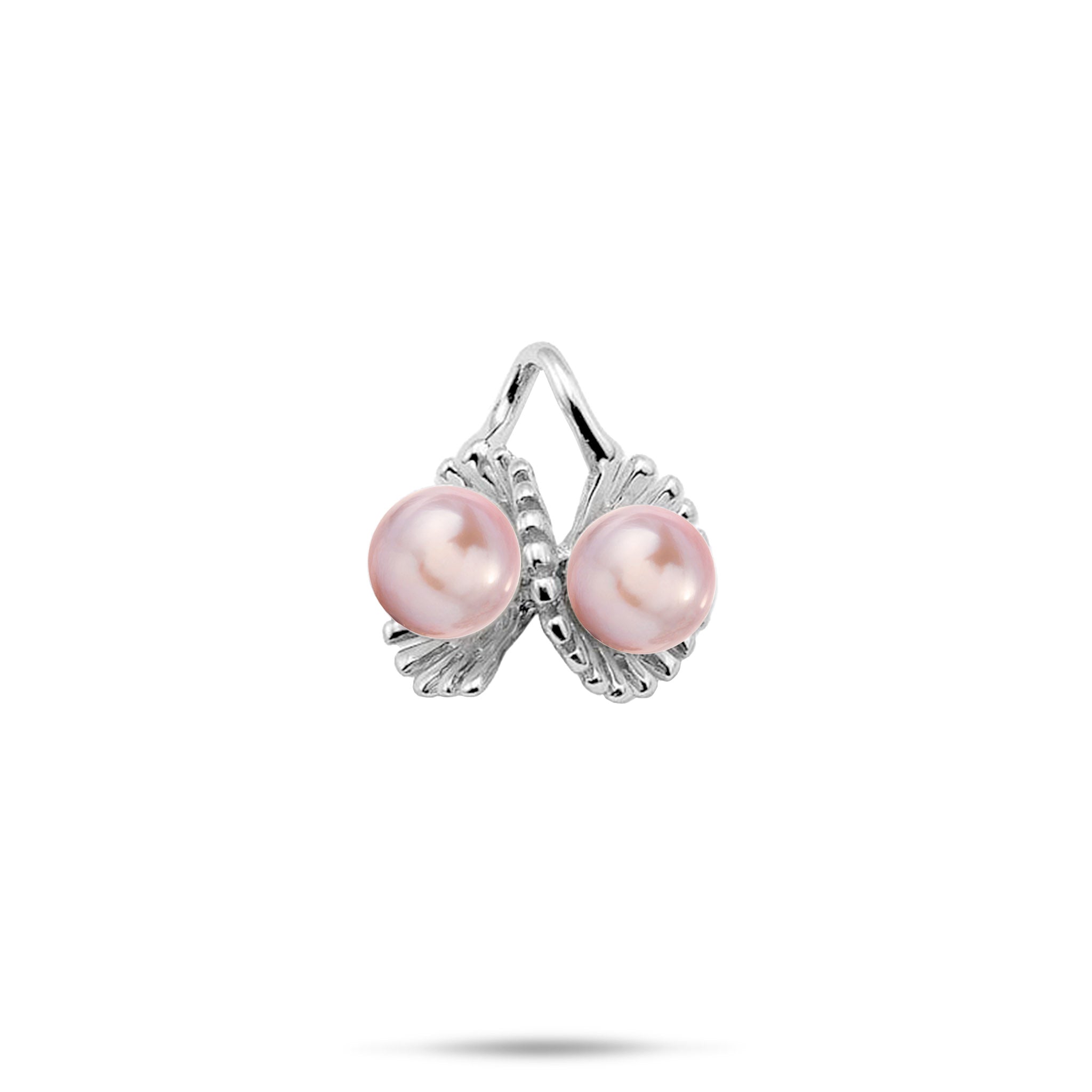 Pick A Pearl Swirl Pendant in White Gold