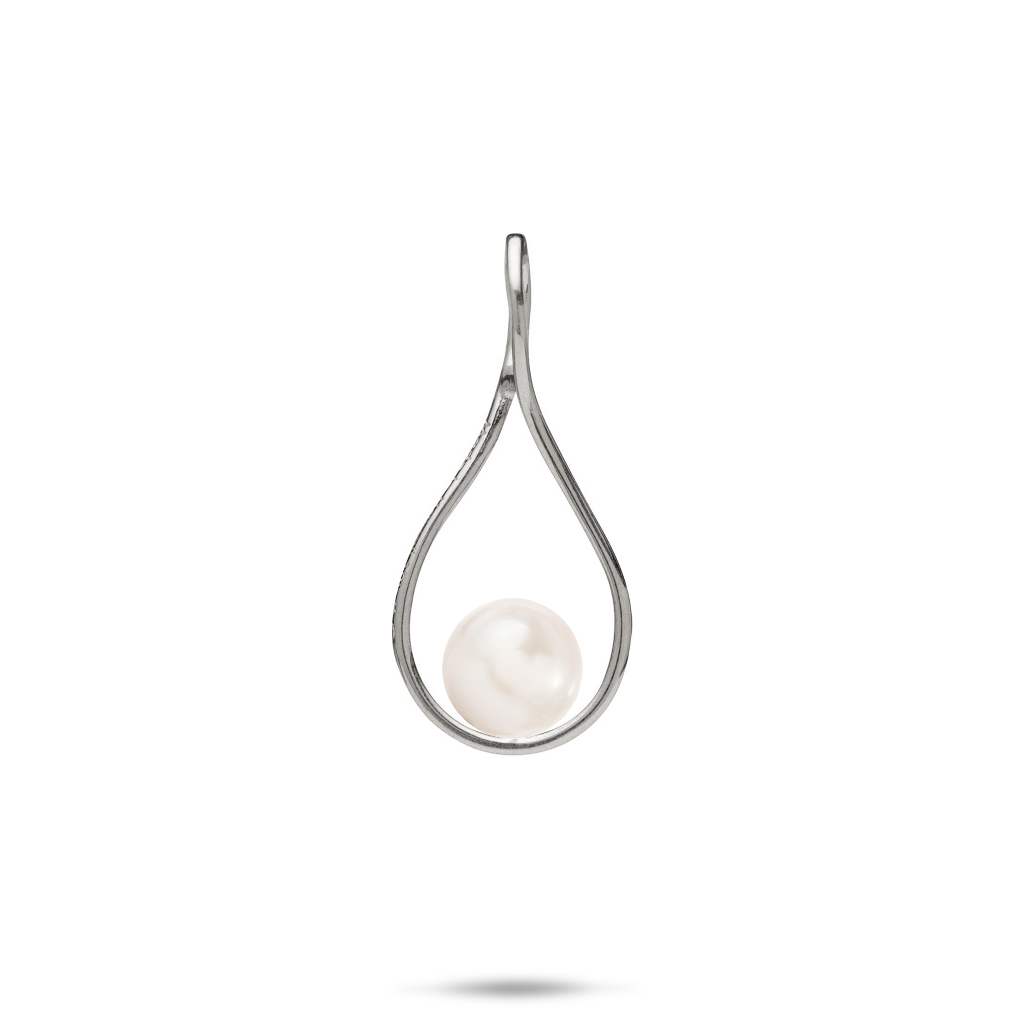 Pick A Pearl Pendant in White Gold