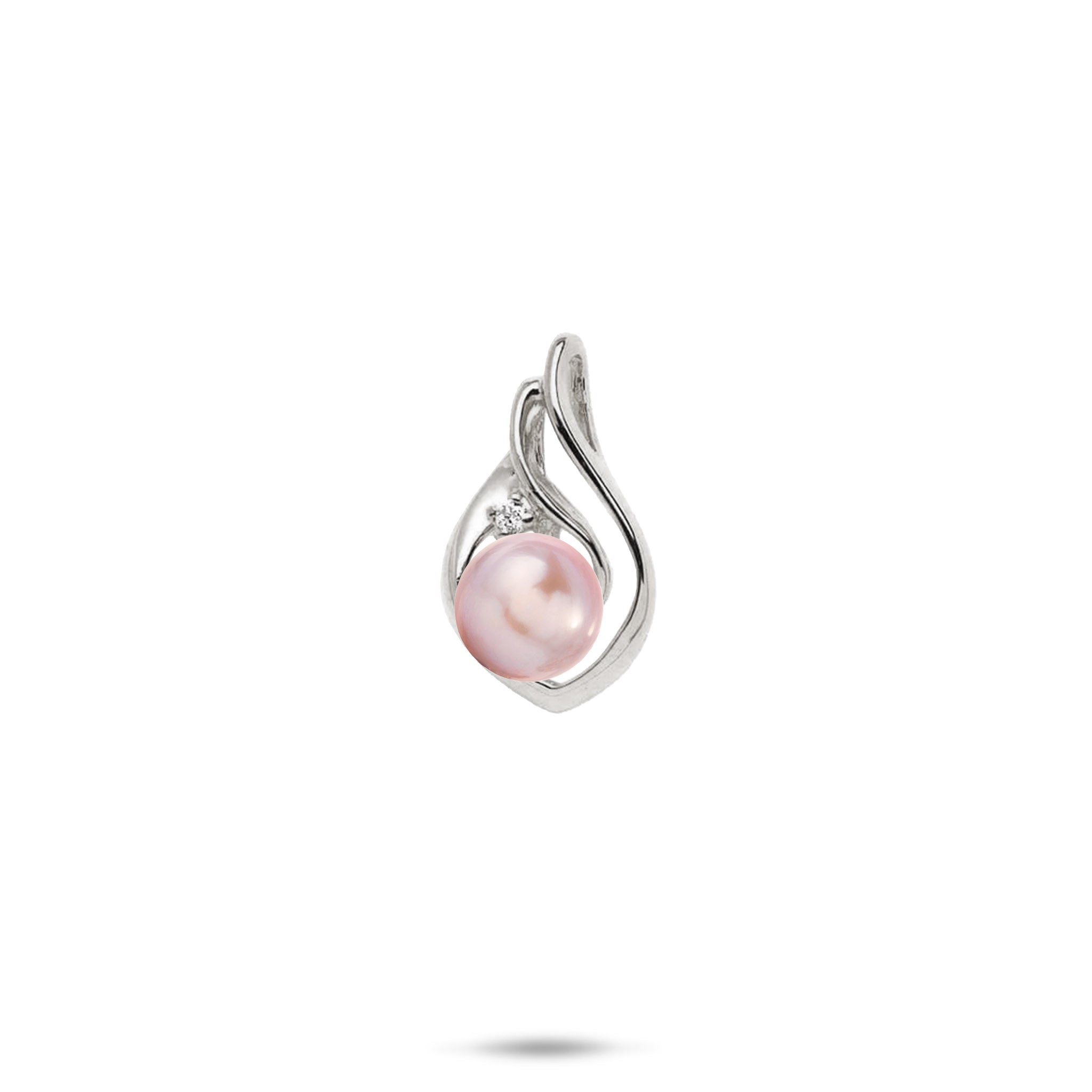 Pick A Pearl Pendant in White Gold with Diamond