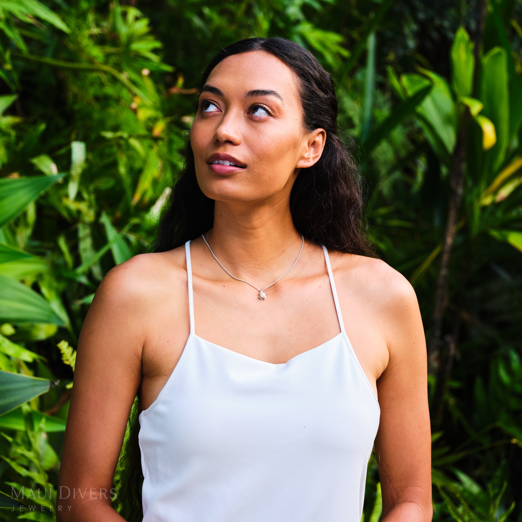 Pick A Pearl Honu Pendant in Sterling Silver