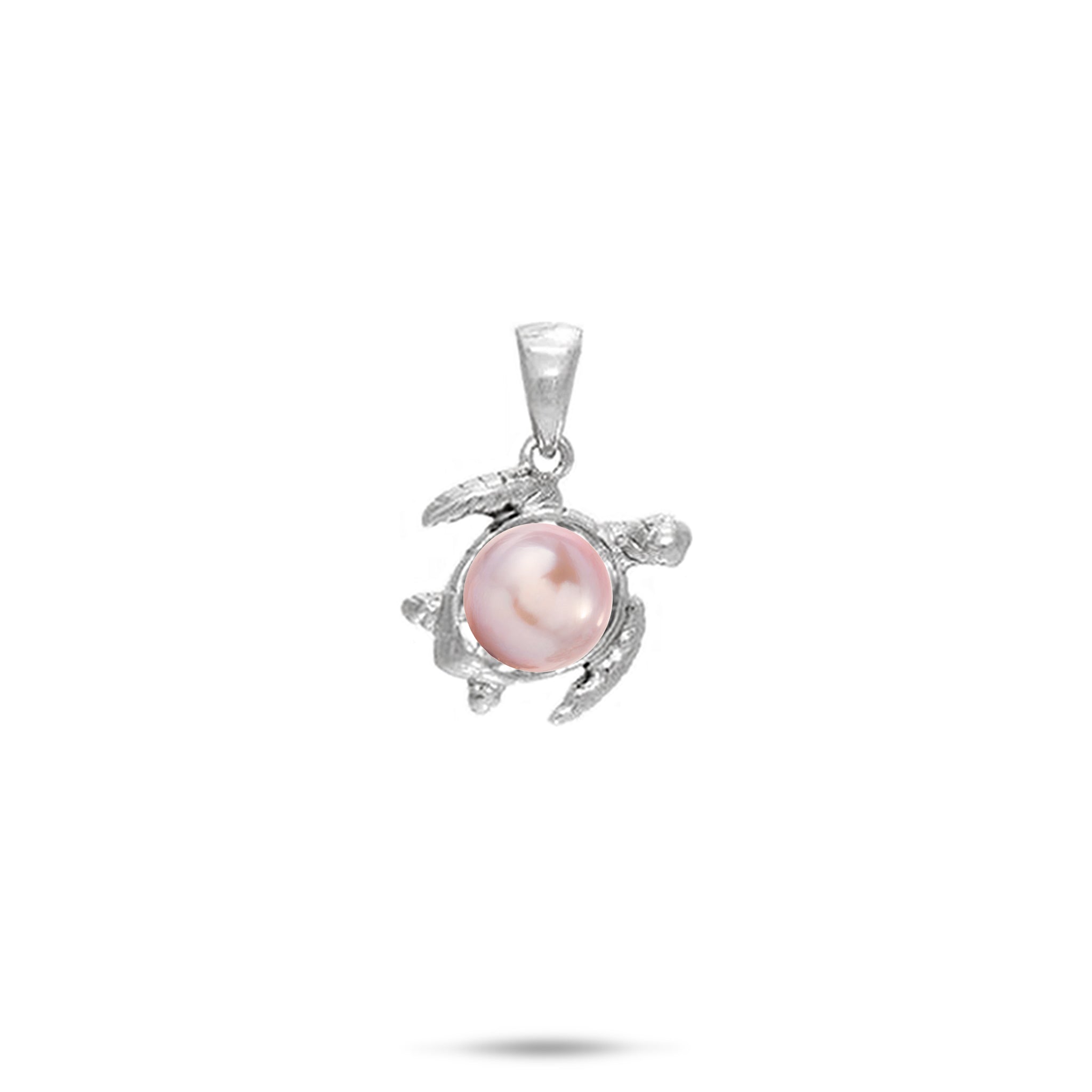 Pick A Pearl Honu Pendant in Sterling Silver