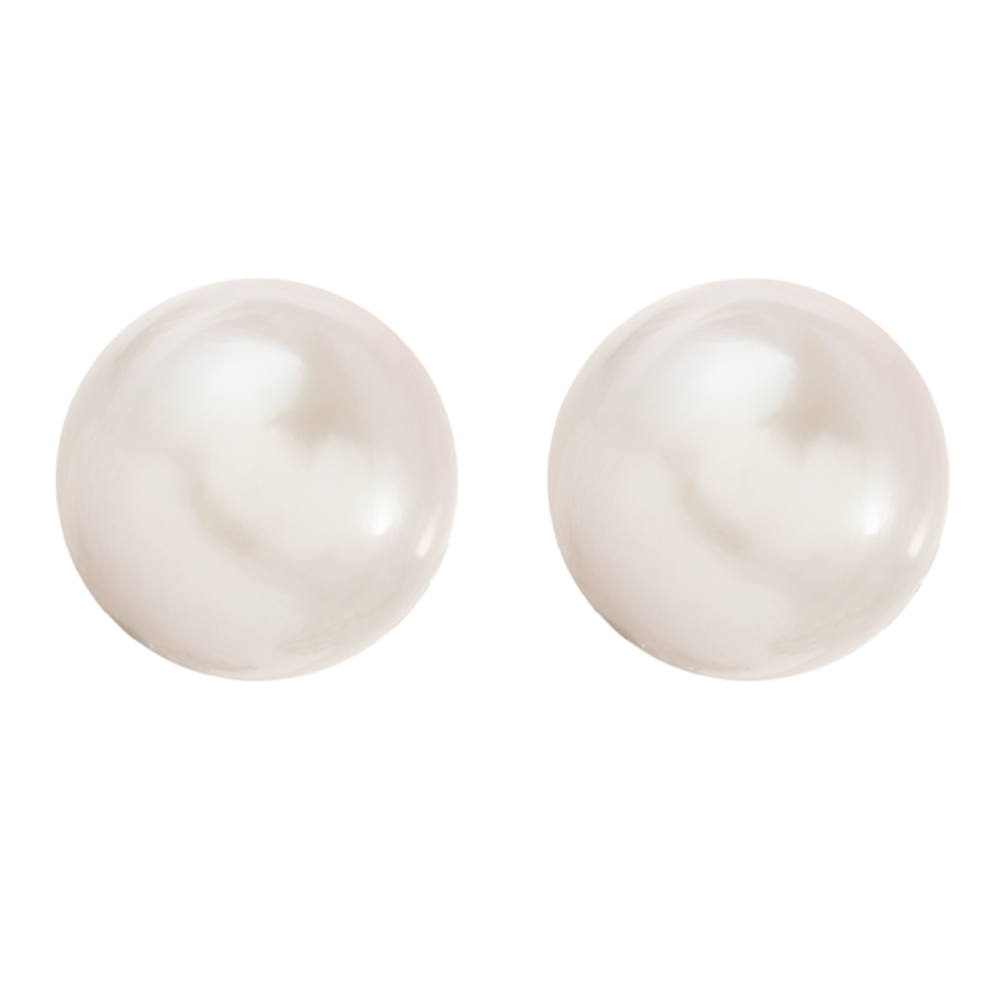 Pick A Pearl Double White Freshwater Loose Pearl on a white background