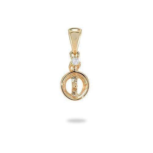Pick A Pearl Pendant in Gold with Diamond