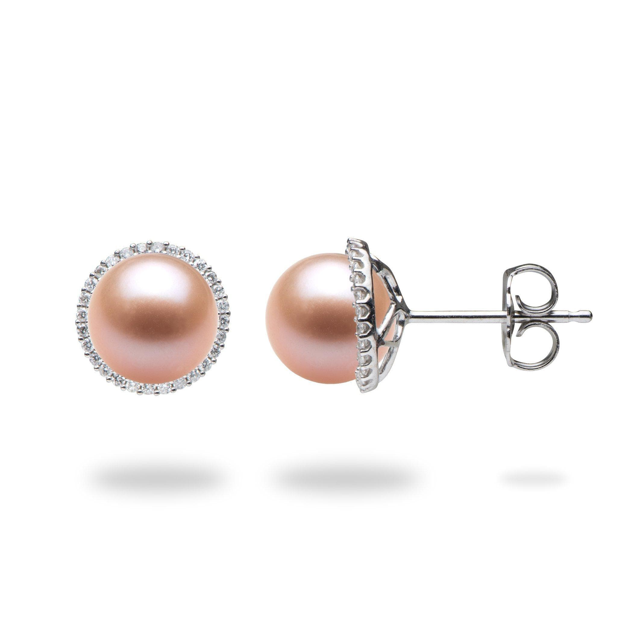 Sample picture with pink/peach pearls