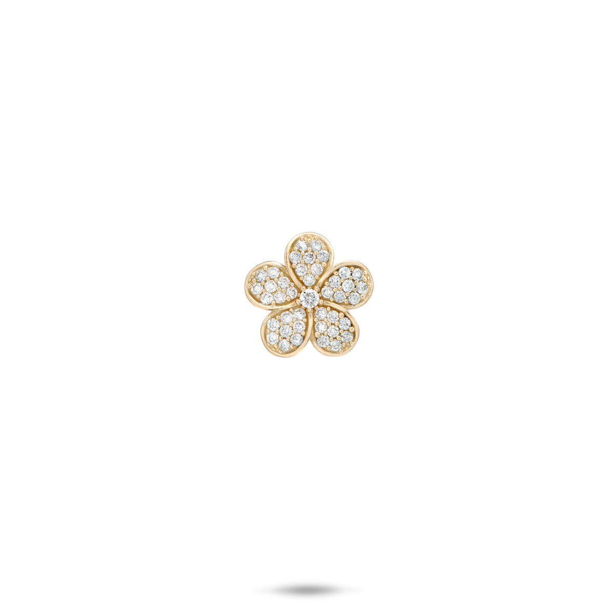 Plumeria Pendantがダイヤモンド -  11mm