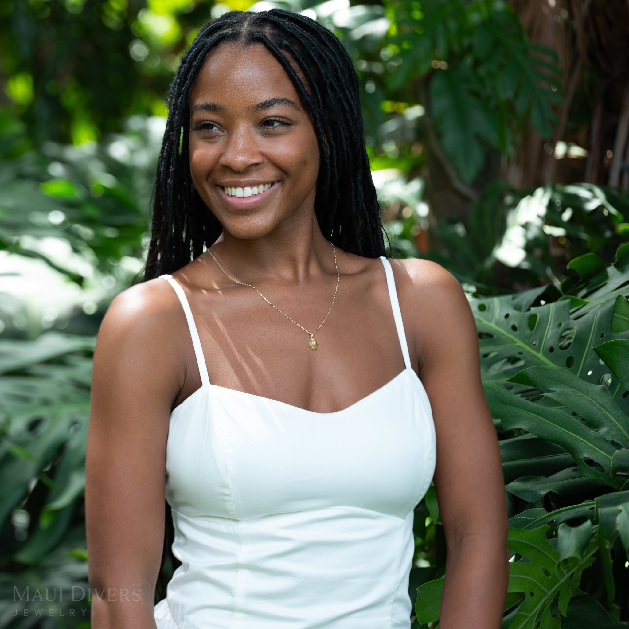 ʻOpihi Pendant in Gold with Diamond - 12mm