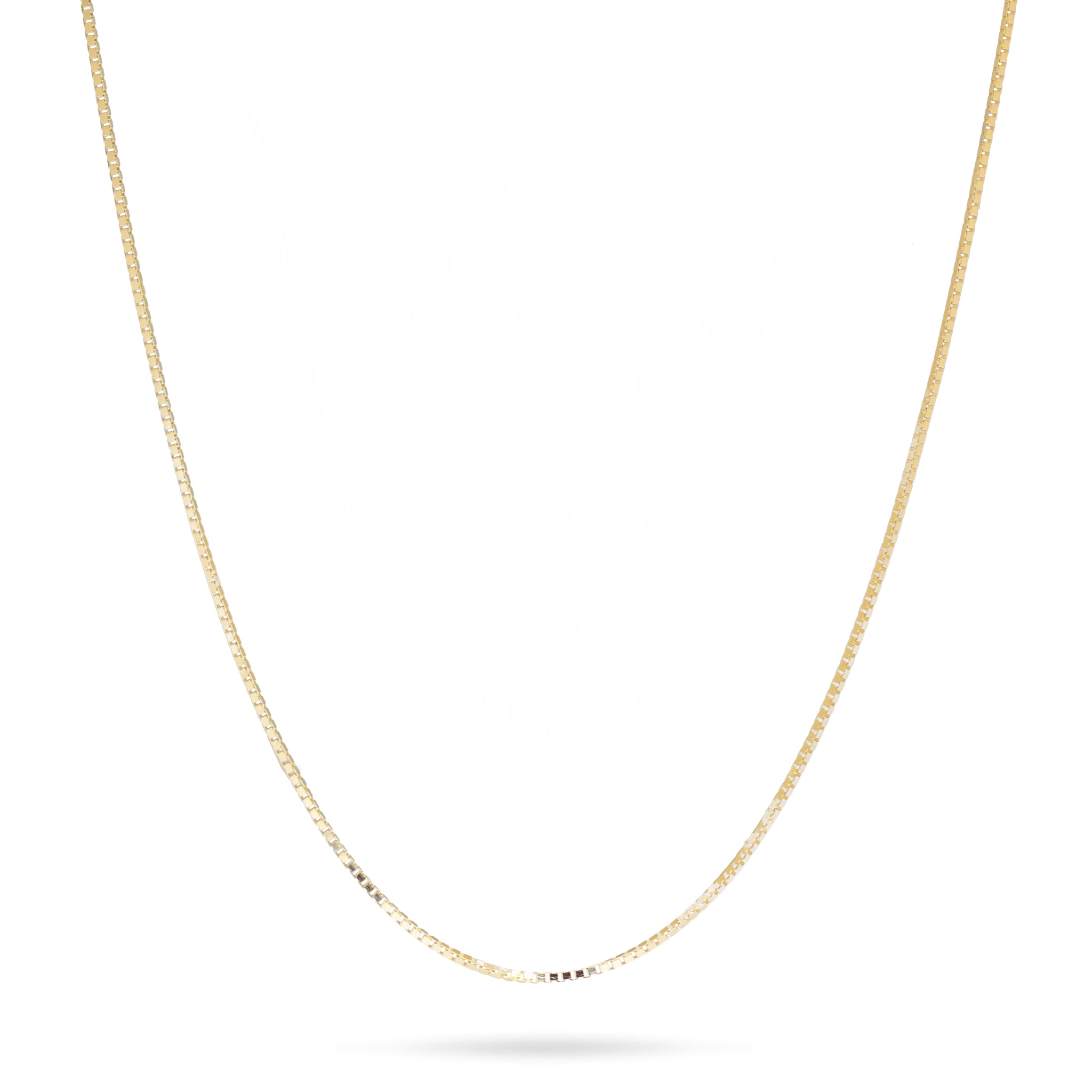 0.6mm Box Chain in 10k Gold