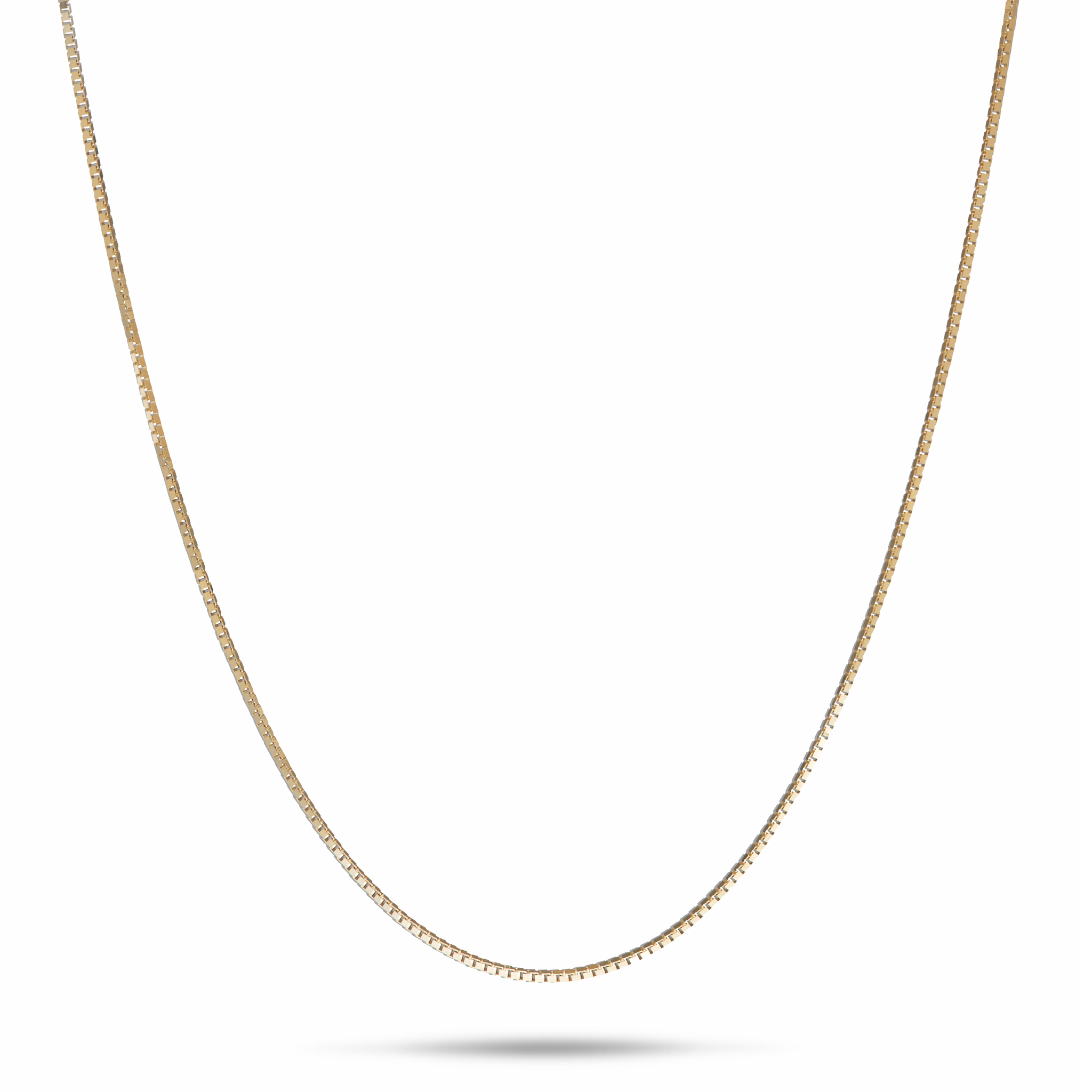 0.6mm Lite Box Chain in Gold