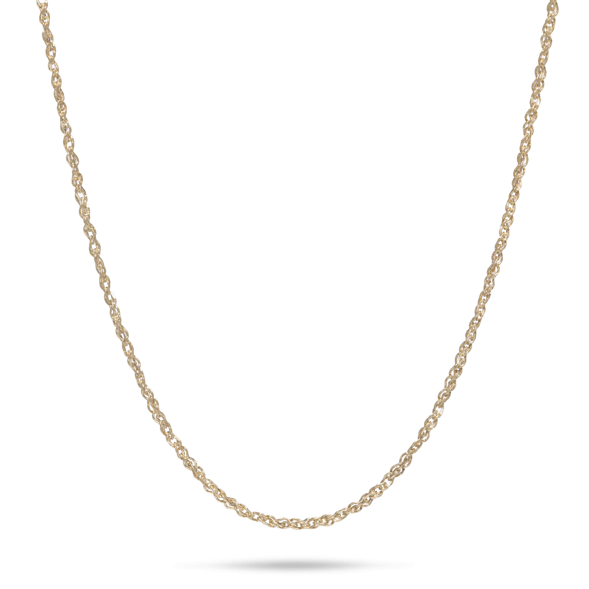 0.8mm Baby Rope Chain in Gold