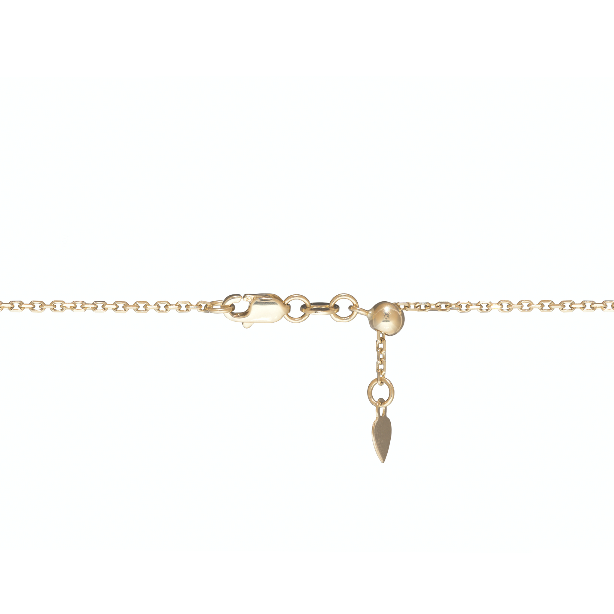 24" Adjustable 1.0mm Cable Chain in Gold