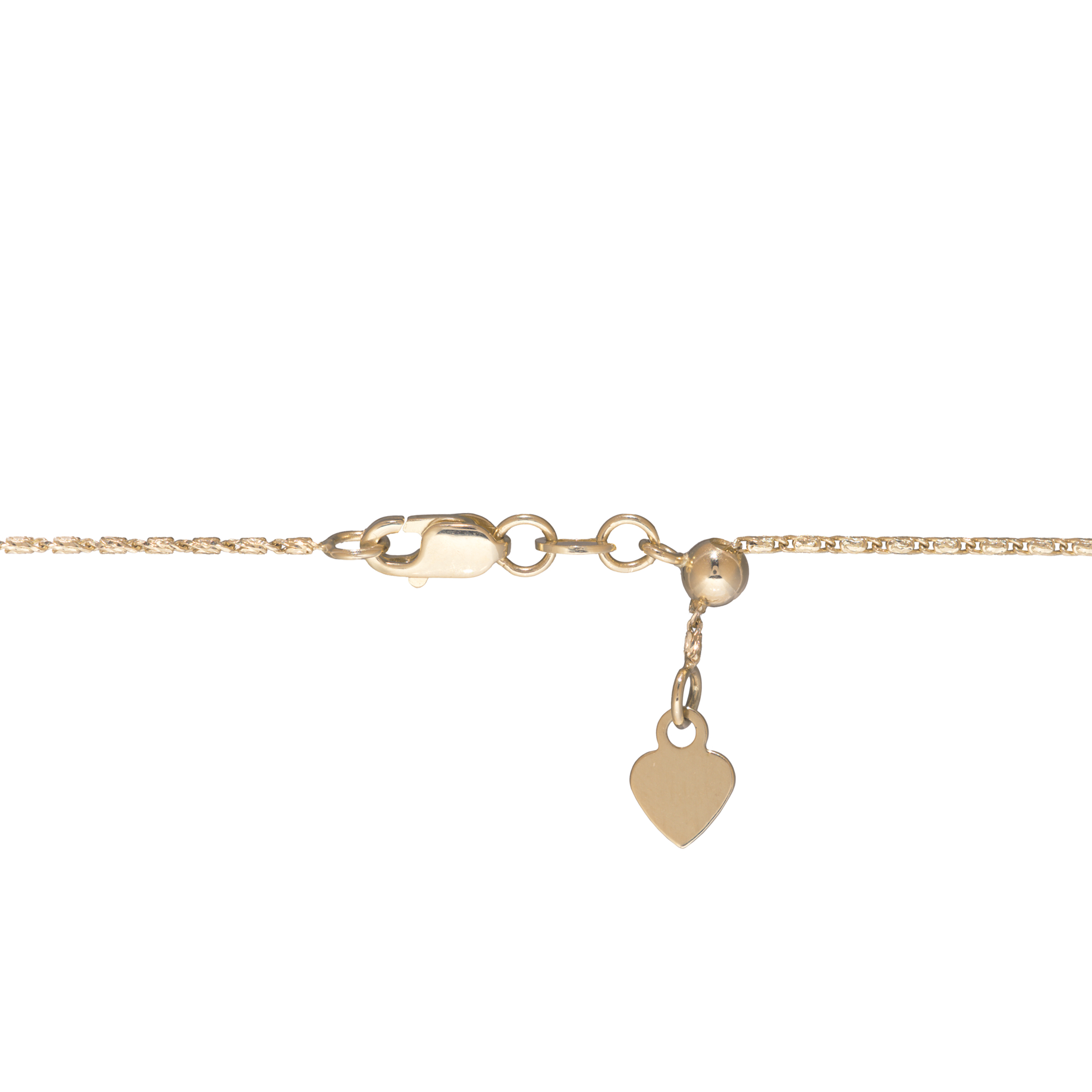 24" Adjustable 0.9mm Raso Chain in Gold