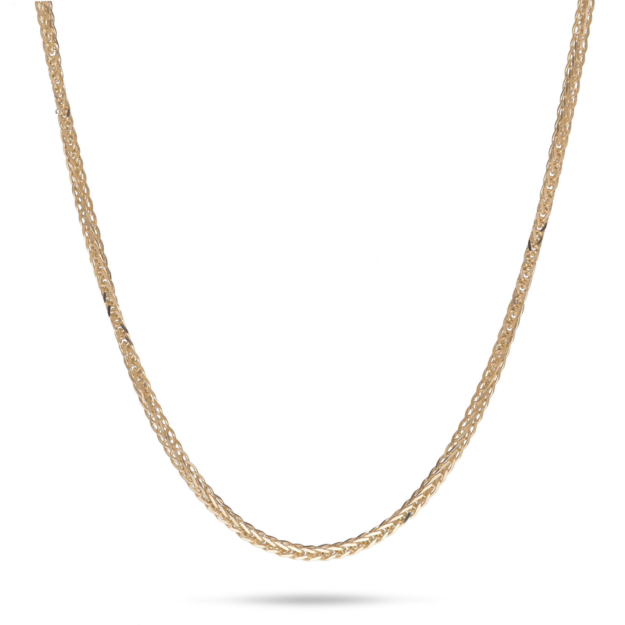 24" Adjustable 1.4mm Espiga Chain in Gold