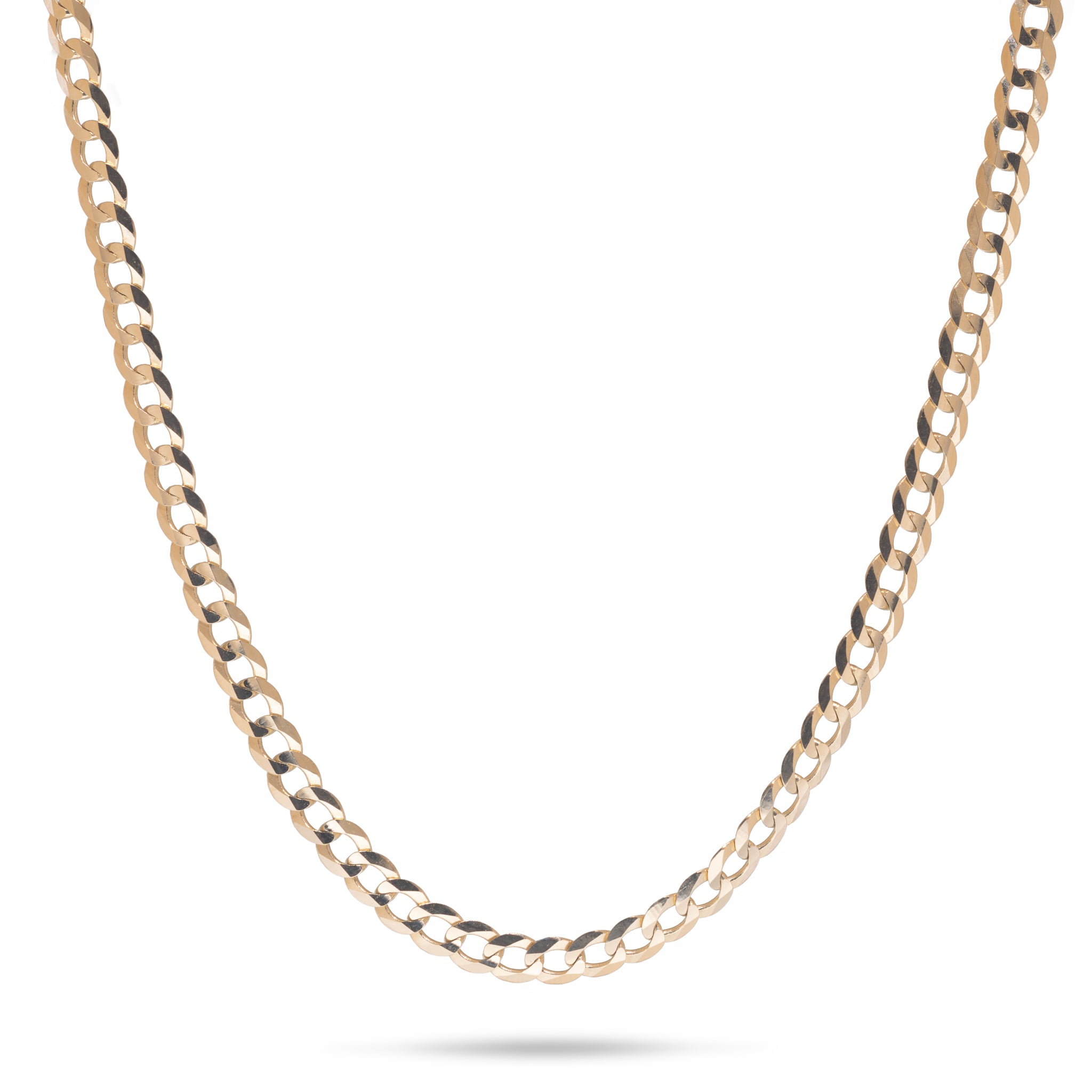 2.5mm Curb Chain in Gold