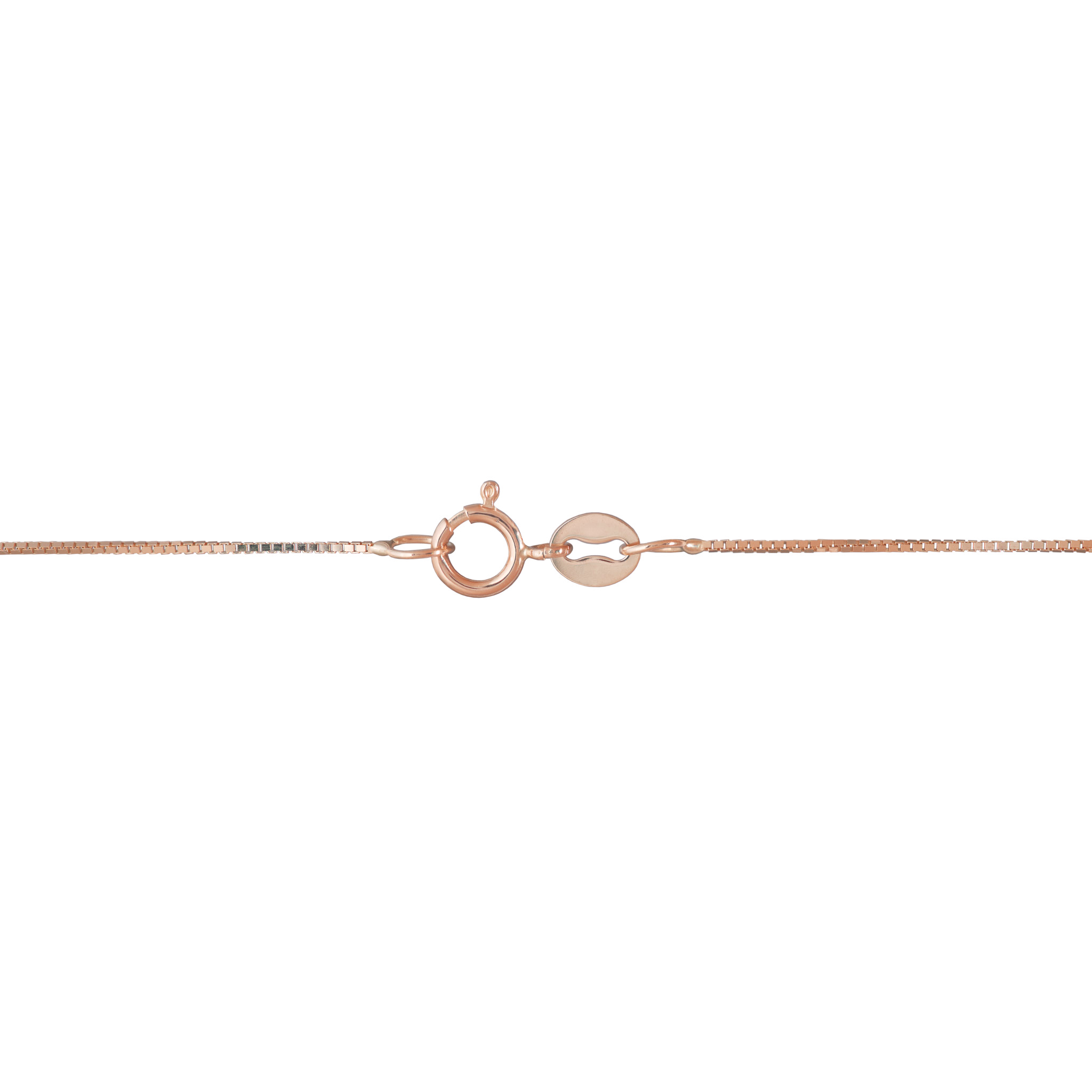 0.6mm Lite Box Chain in Rose Gold