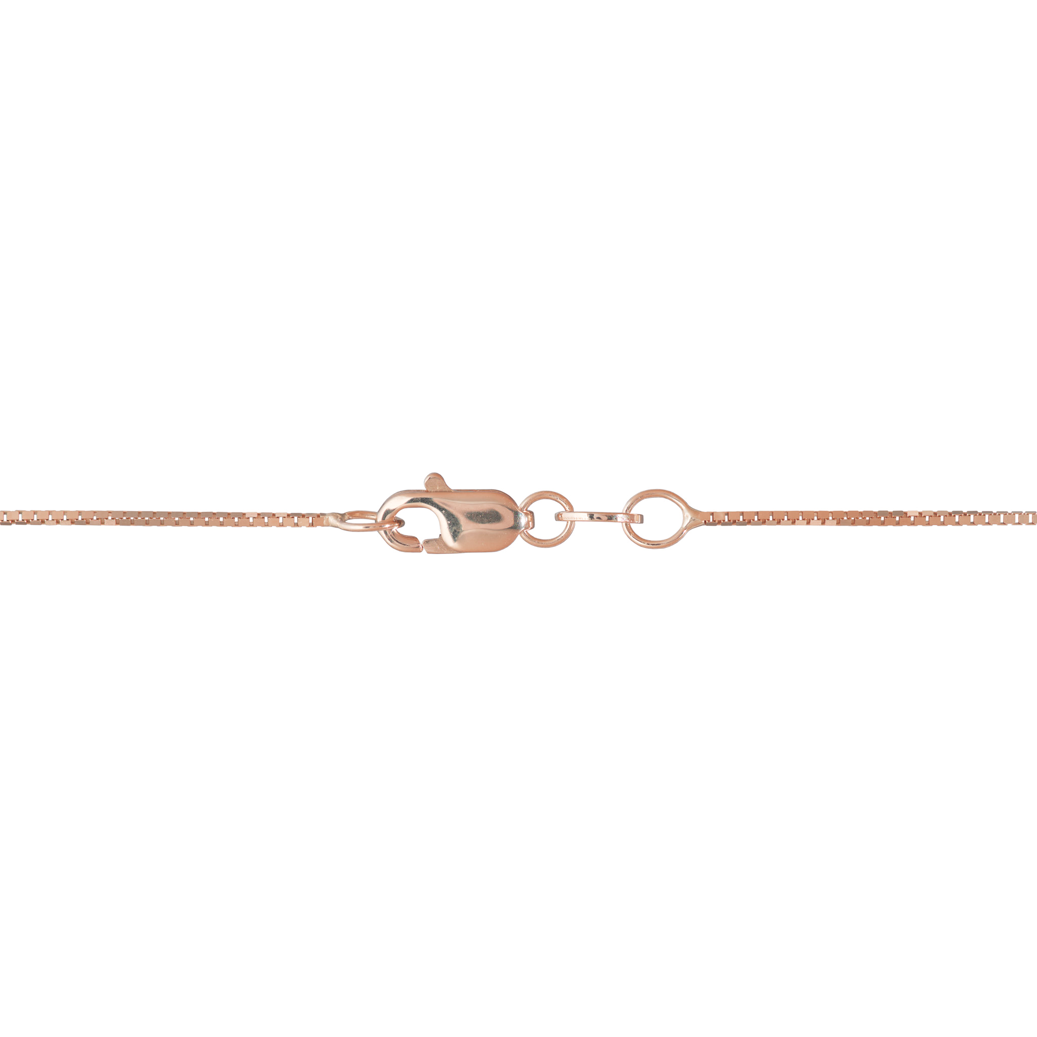 0.8mm Venetian Box Chain in Rose Gold