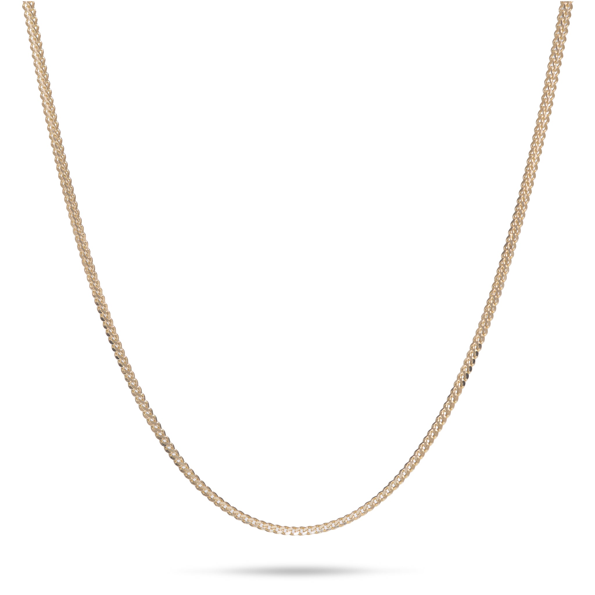 1.2mm Singapore Foxtail Chain in Gold