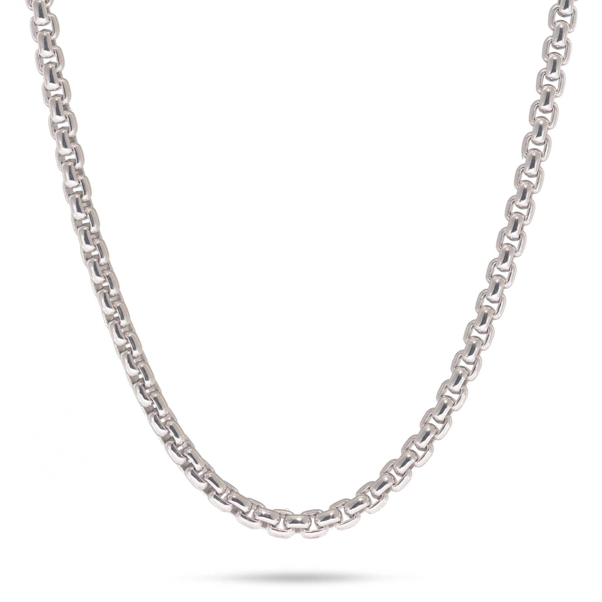 2.5mm Round Box Chain in Sterling Silver