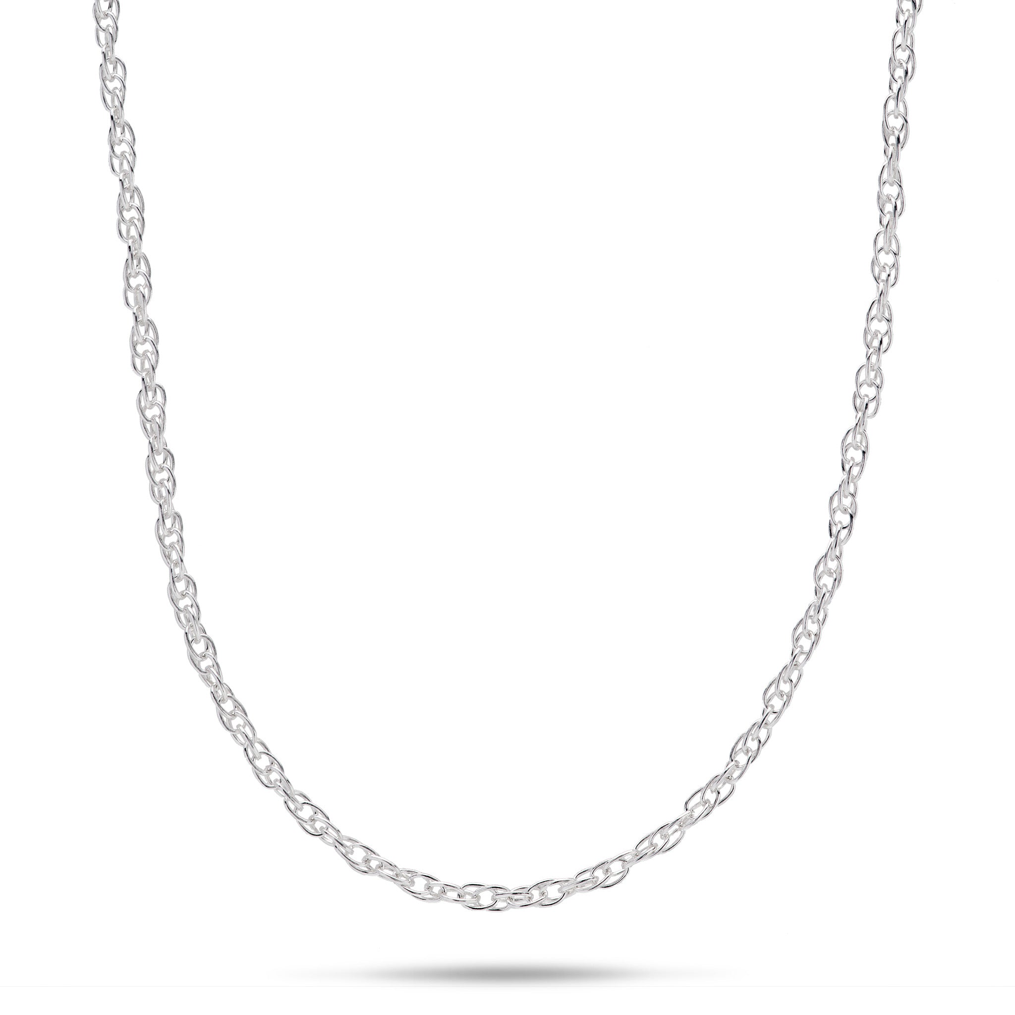 1.5mm Double Rope Chain in Sterling Silver