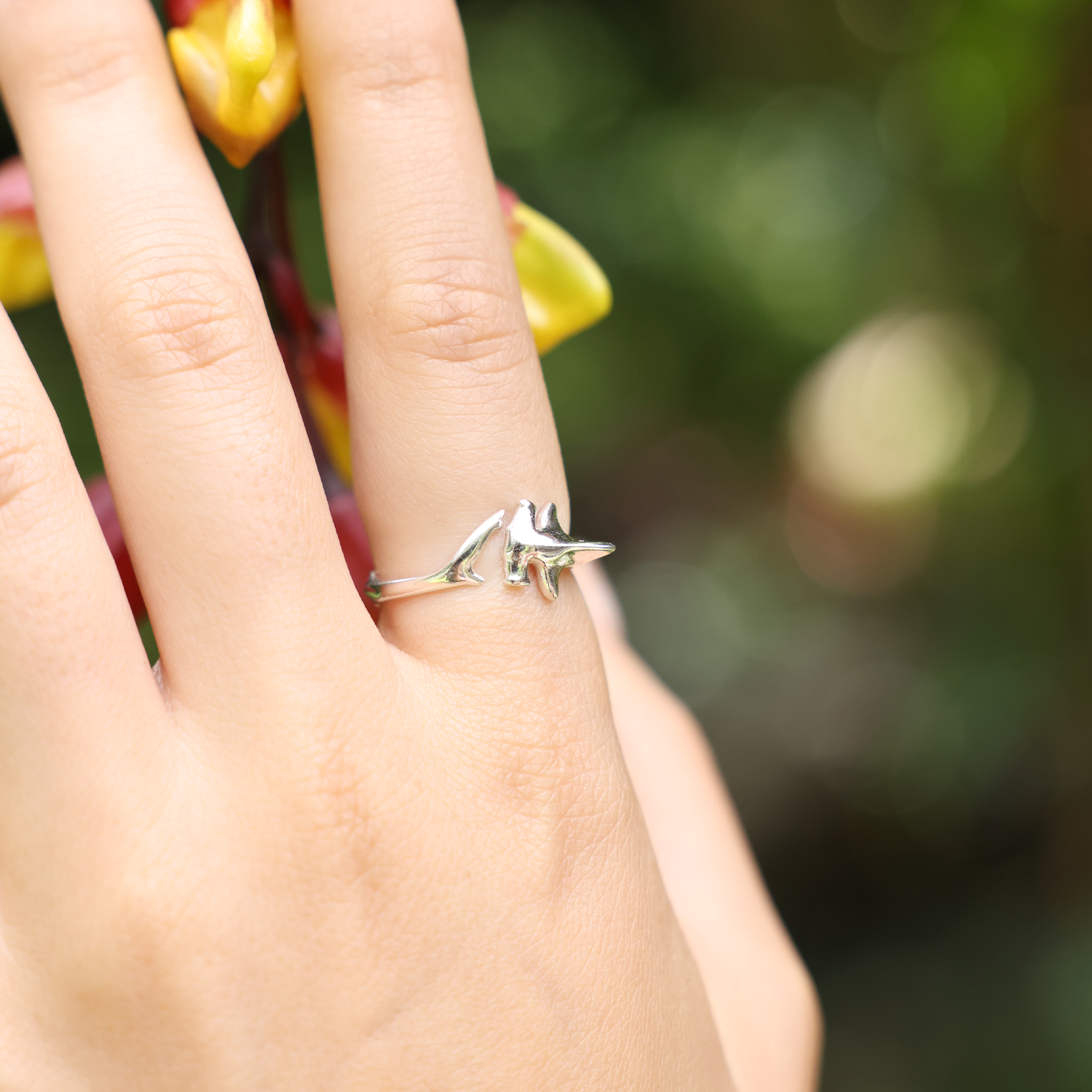 Hammerhead Shark Ring in Sterling Silver