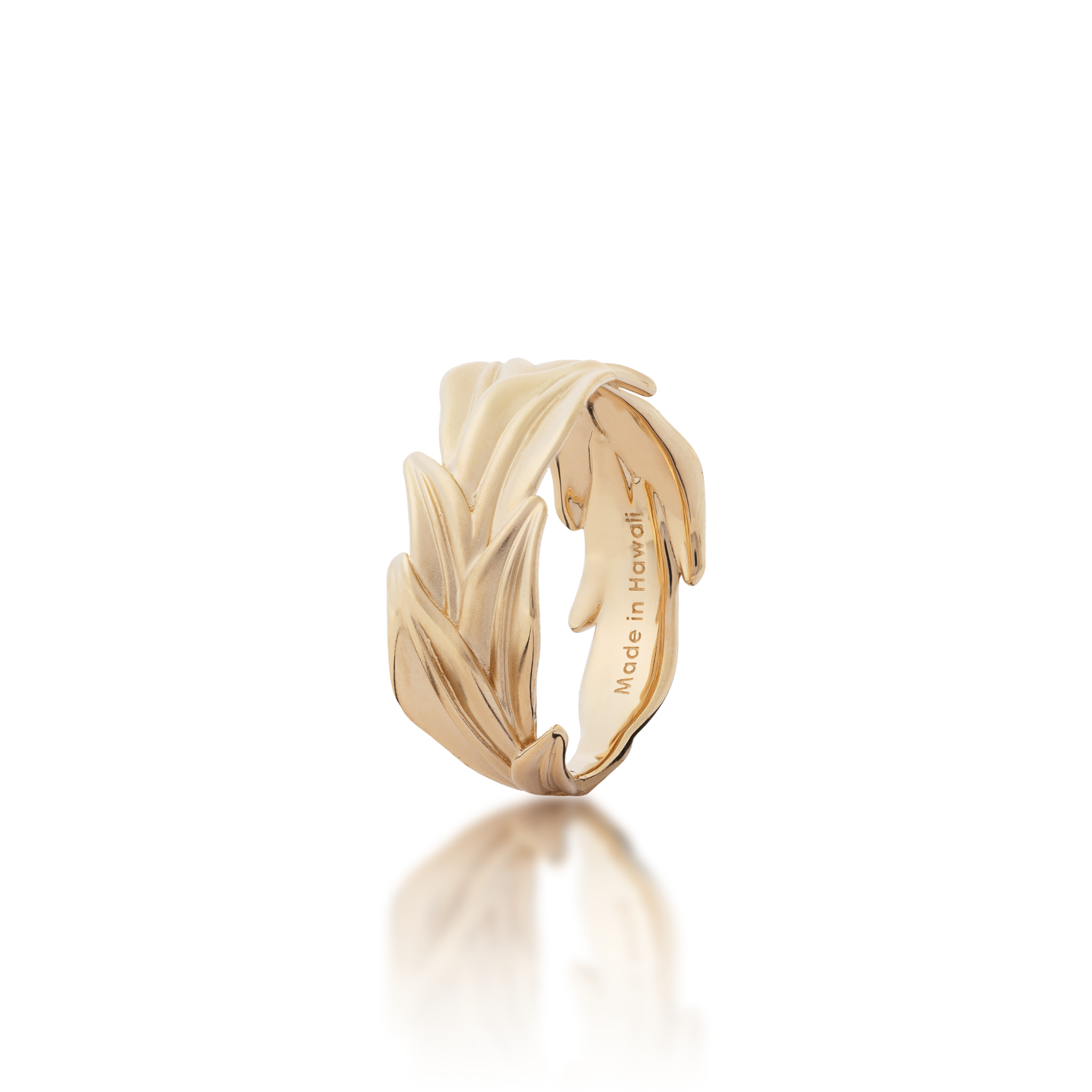 Maile Ring in Gold - 10mm