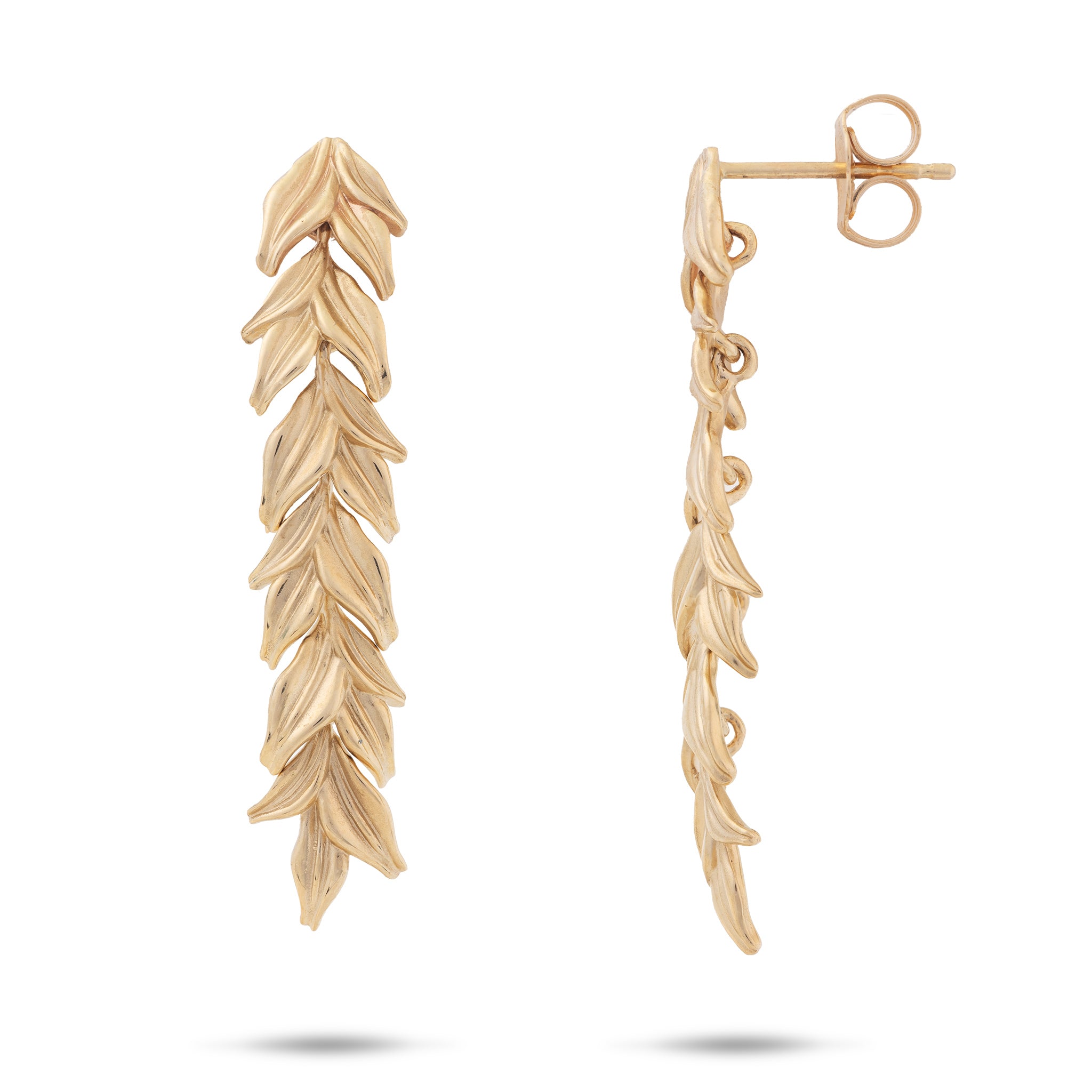 Maile Earrings in Gold - 38mm