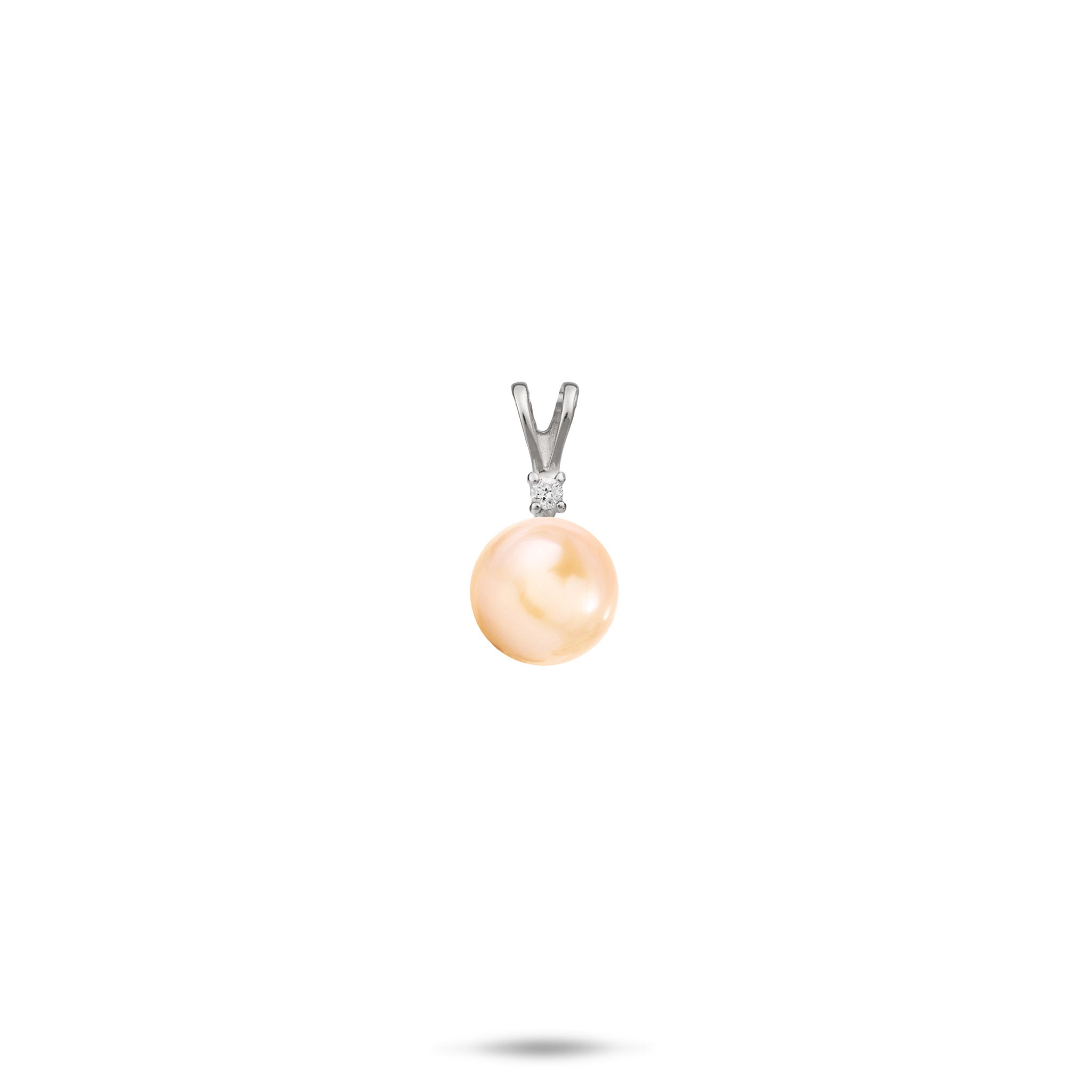 Pick A Pearl Pendant in White Gold with Diamond