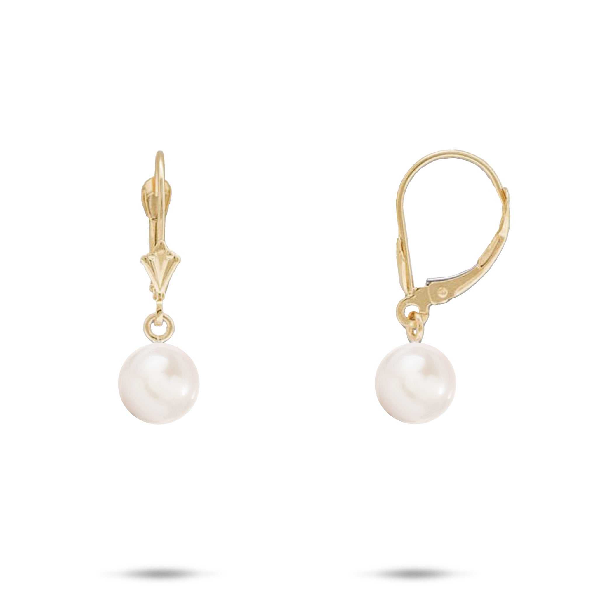 Pick A Pearl Earrings in Gold