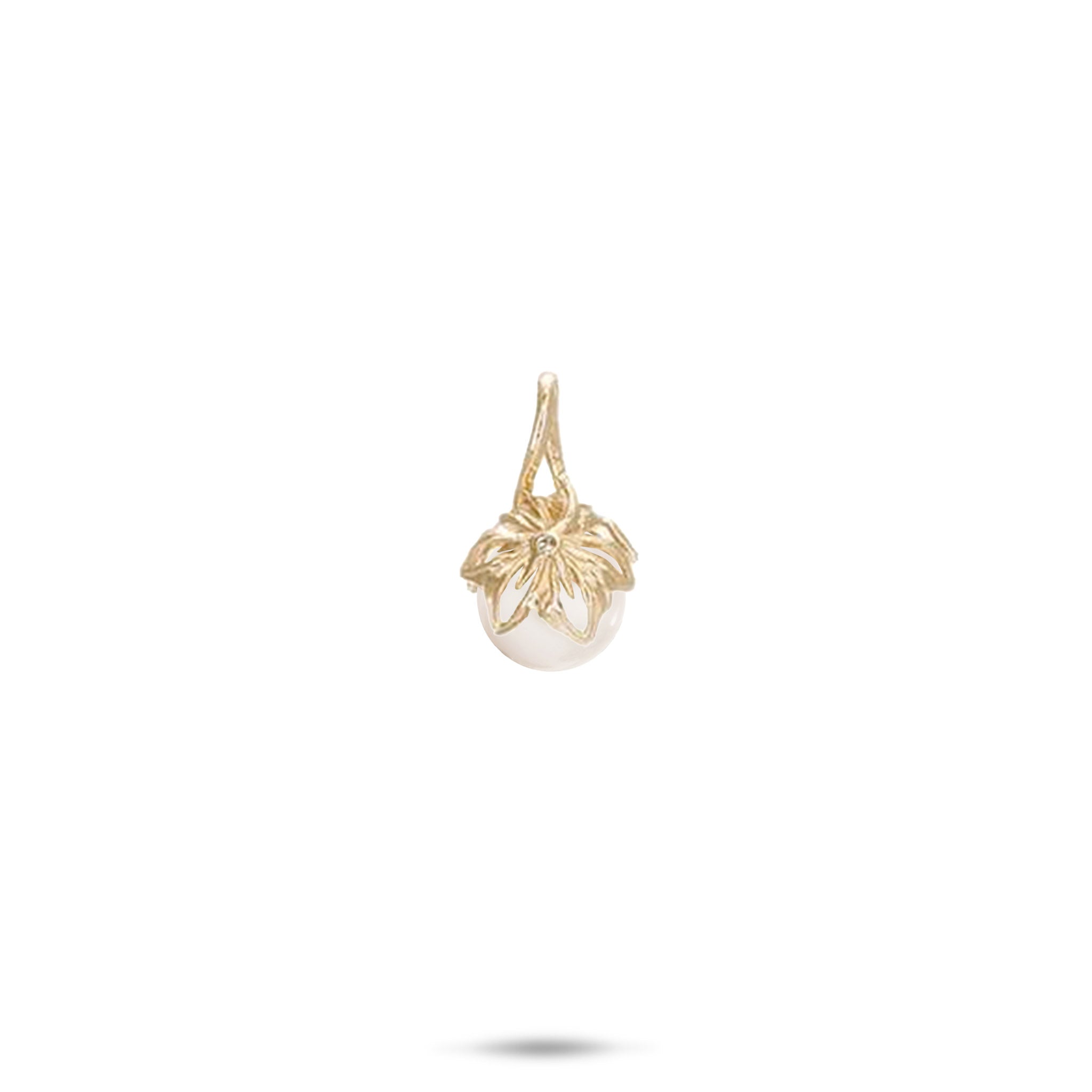 Pick A Pearl Naupaka Pendant in Gold with Diamond